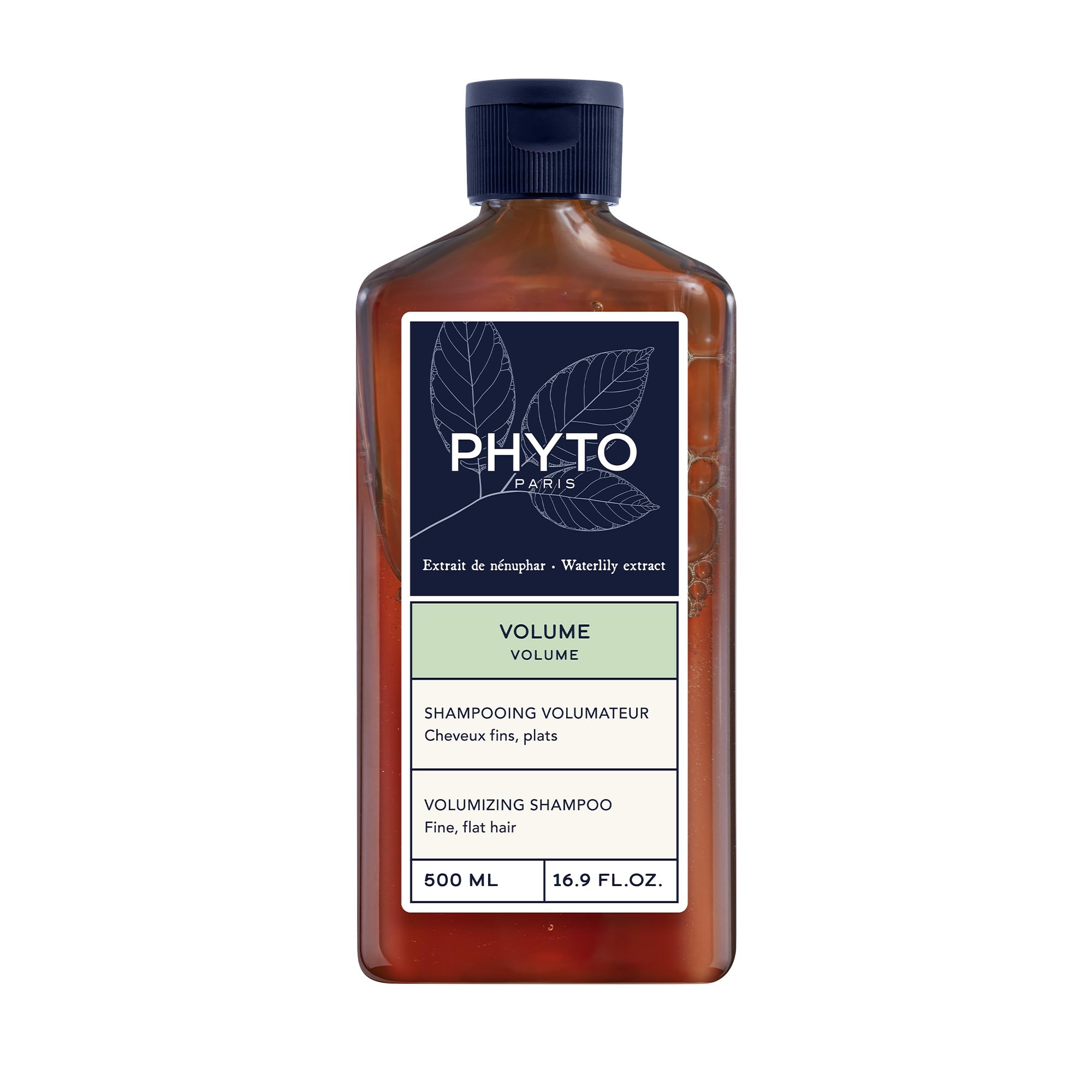 PHYTO Volume Volumizing Shampoo - Lightweight Instant Volume for Fine & Thin Hair | Vegan | Sulfate-Free & Silicone-Free Thicken