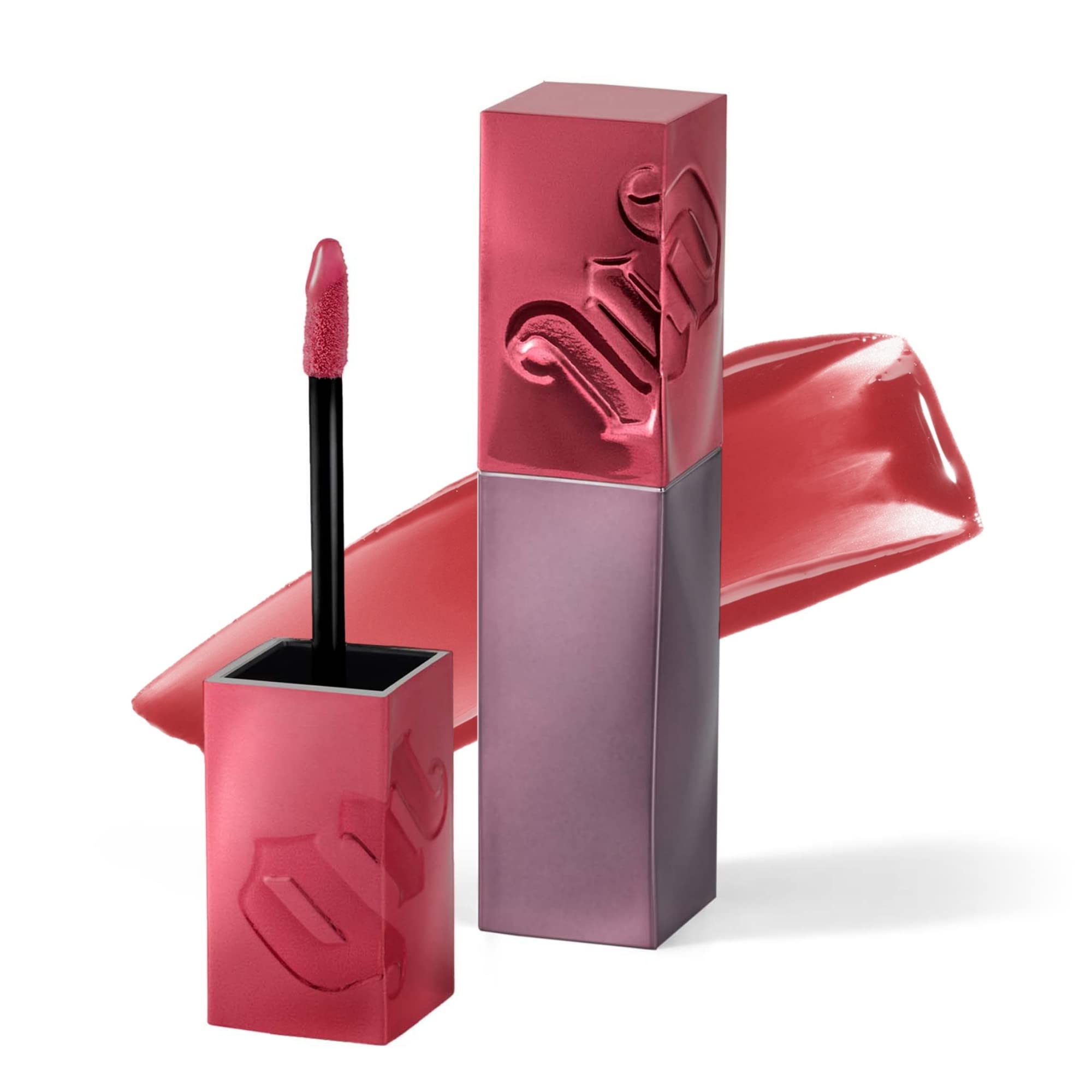 Urban Decay Vice Lip Bond Glossy Longwear Liquid Lipstick (Pda - Medium Brick Red), Transfer-Proof, Smudge-Proof, Bold Longwear