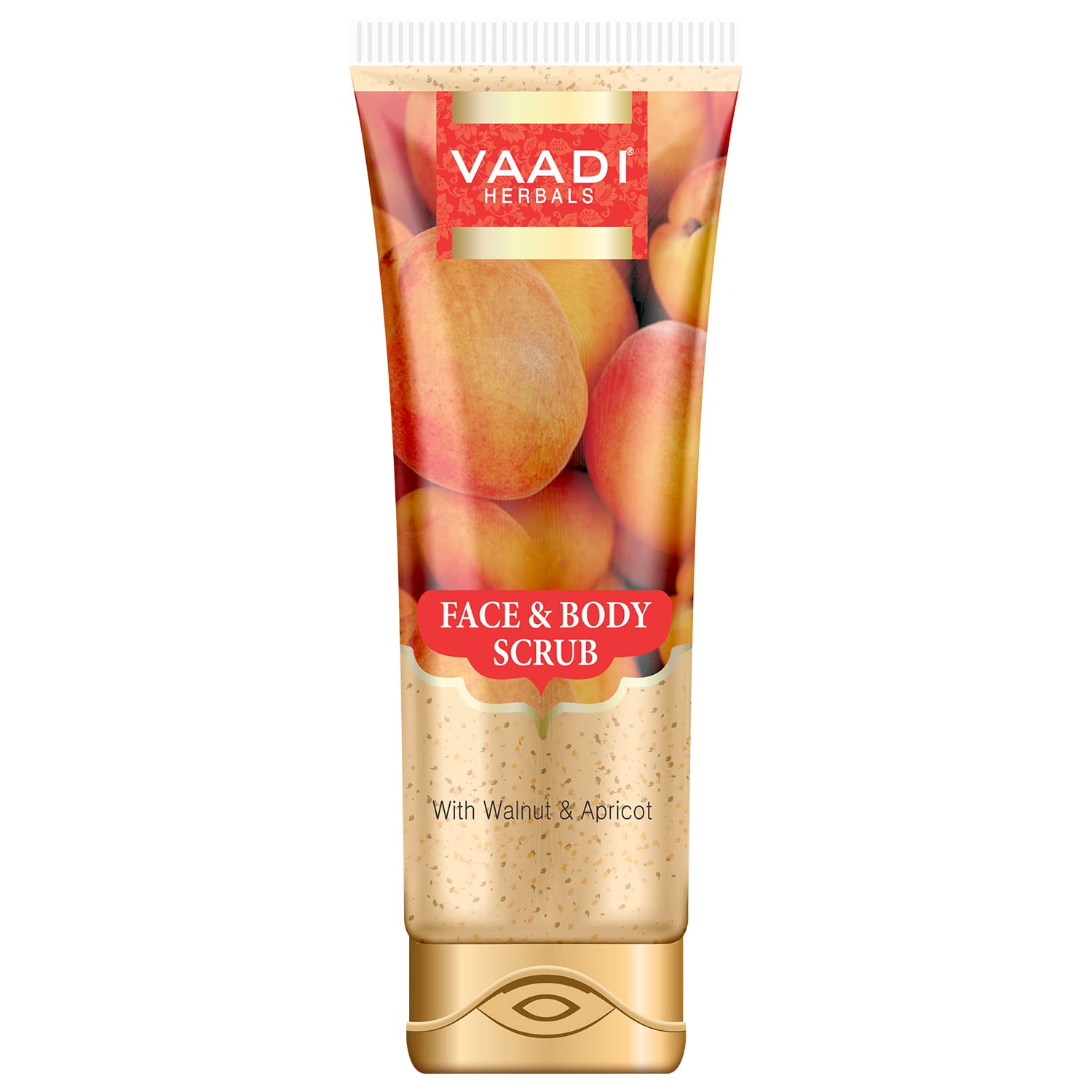 Vaadi Herbals Face And Body Scrub With Walnut And Apricot, 110G