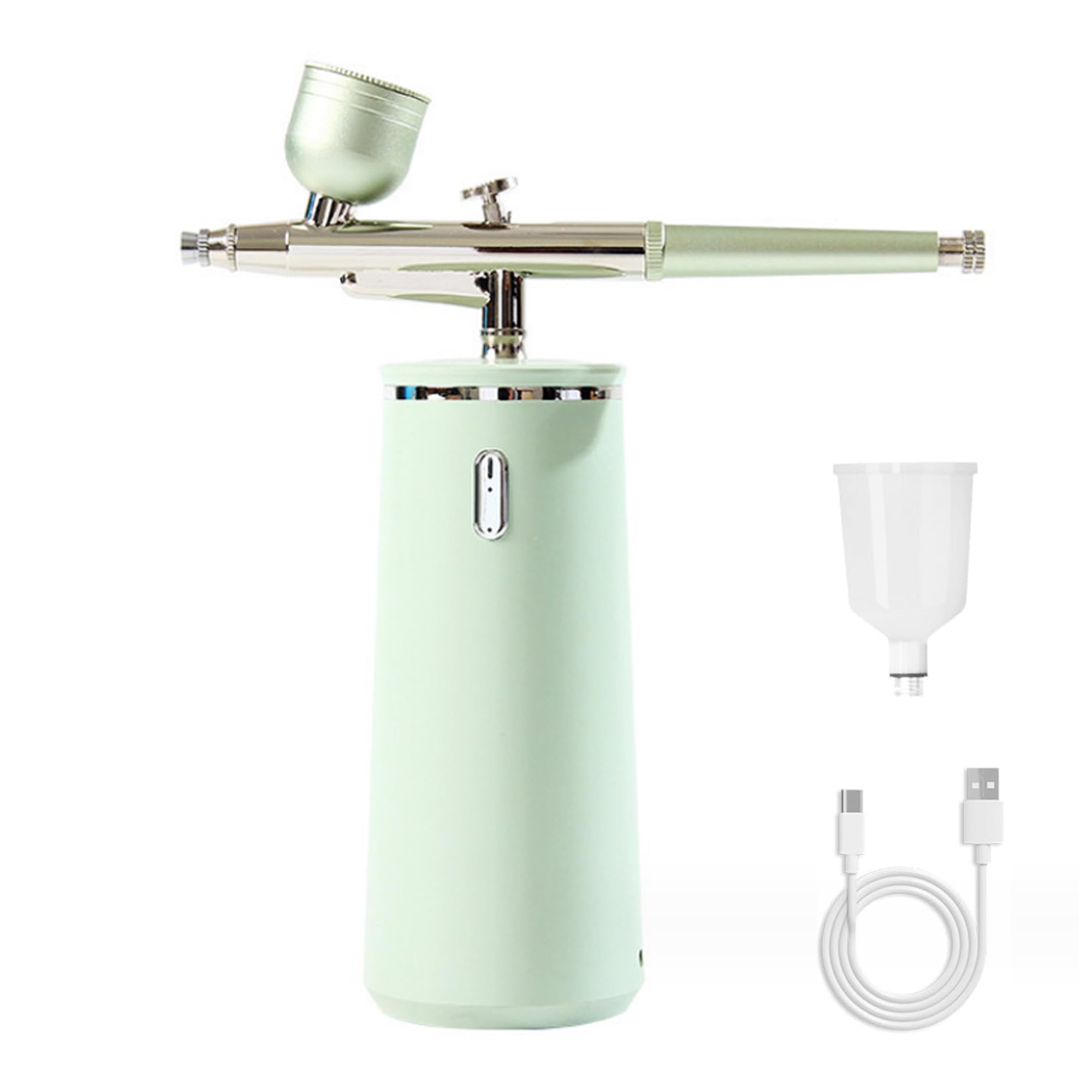 Microtree Nano Facial Steamer - Rechargeable & Portable High Pressure Oxygen Facial Machine, 0.3Mm Nozzle Micro Mist Sprayer Ski