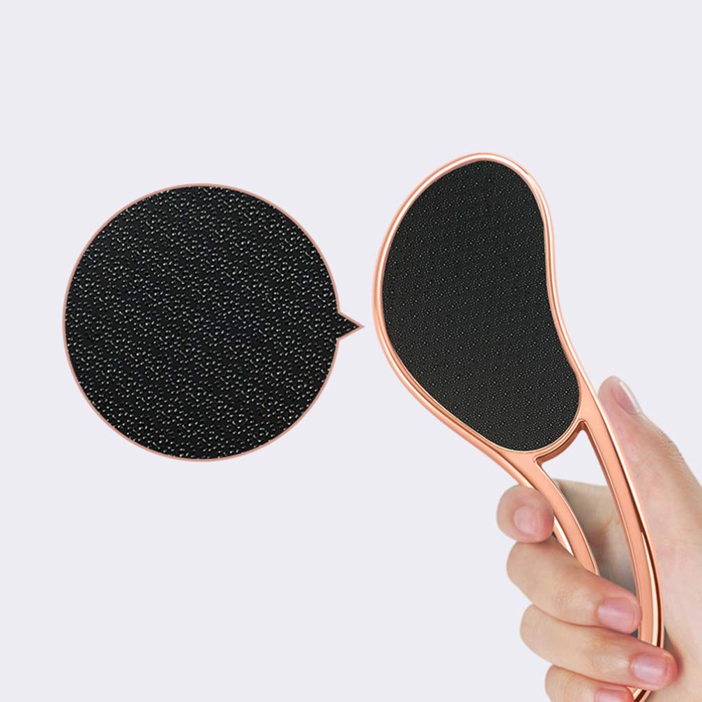 Professional Foot Scrubber Skin Care Tools Metal Foot File Foot File Foot Exfoliator Glass File Foot Earth Tones Remover Lip Glo