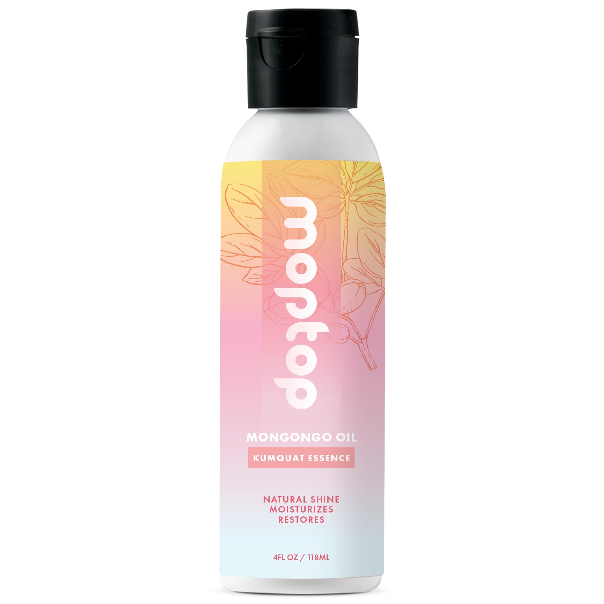 MopTop Mongongo Oil, Reduces Frizz, Remedies Flaky & Crunchy Hair, Soothes Dry Scalp, Hydrates, Nourishes, Finishing Elixir, Par