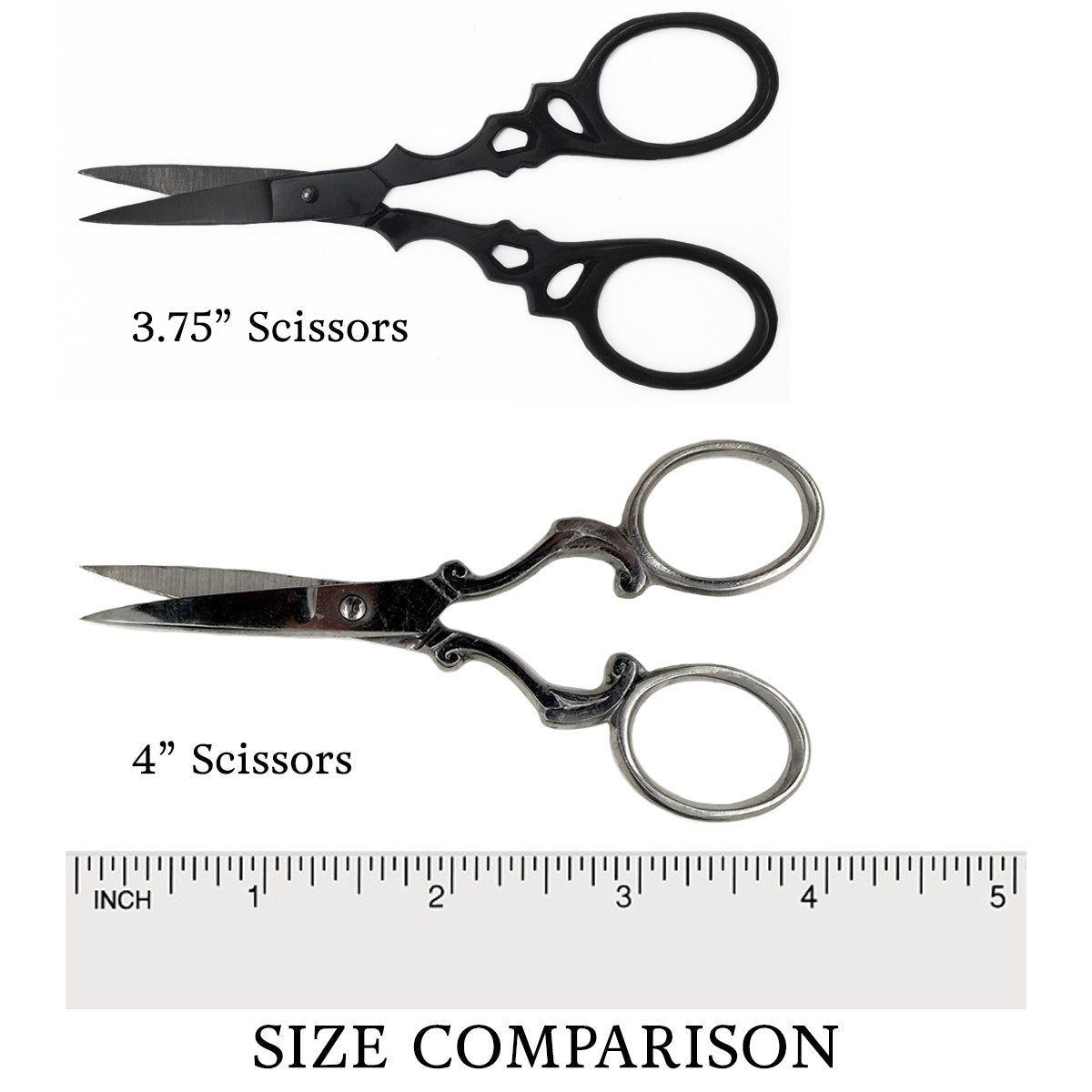 Badass Beard Care Beard & Mustache Stainless Steel Trimming Scissors For Men - Extremely Sharp and Durable (Silver)