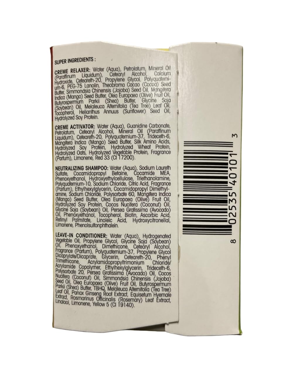 African Pride Olive Miracle Deep Conditioning No-Lye Relaxer Kit, Super, 1Count