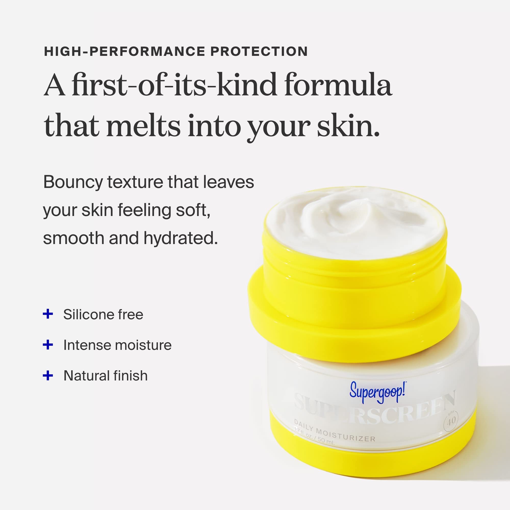 Supergoop! Superscreen - 1.7 Fl Oz - Spf 40 Pa+++ Hydrating Daily Moisturizer Sunscreen - Protection From Uv Rays + Helps Filter