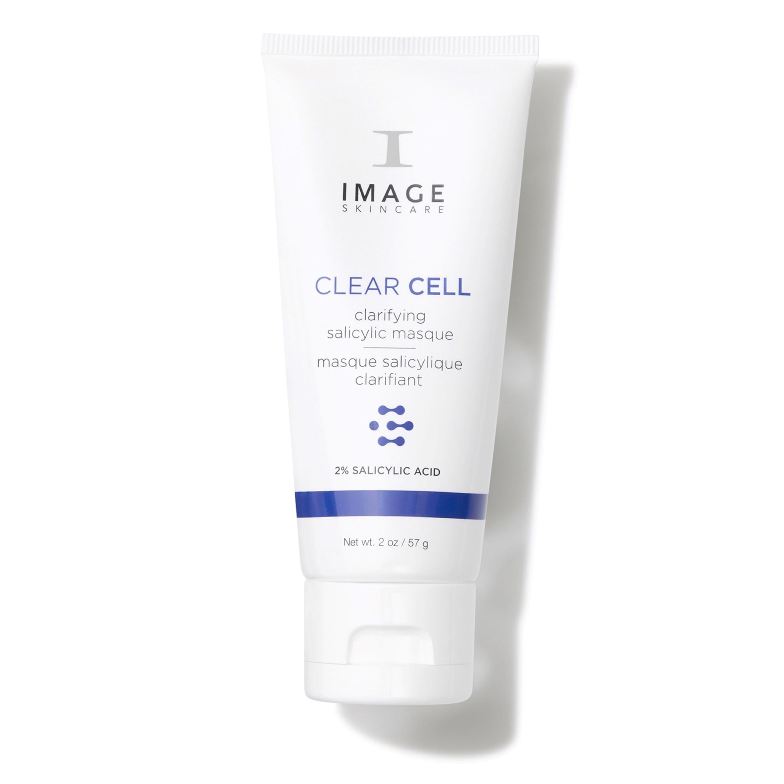 IMAGE Skincare, CLEAR CELL Clarifying Salicylic Masque, Exfoliating Kaolin Clay Facial Mask with Mattifying Effect, Targets Acne