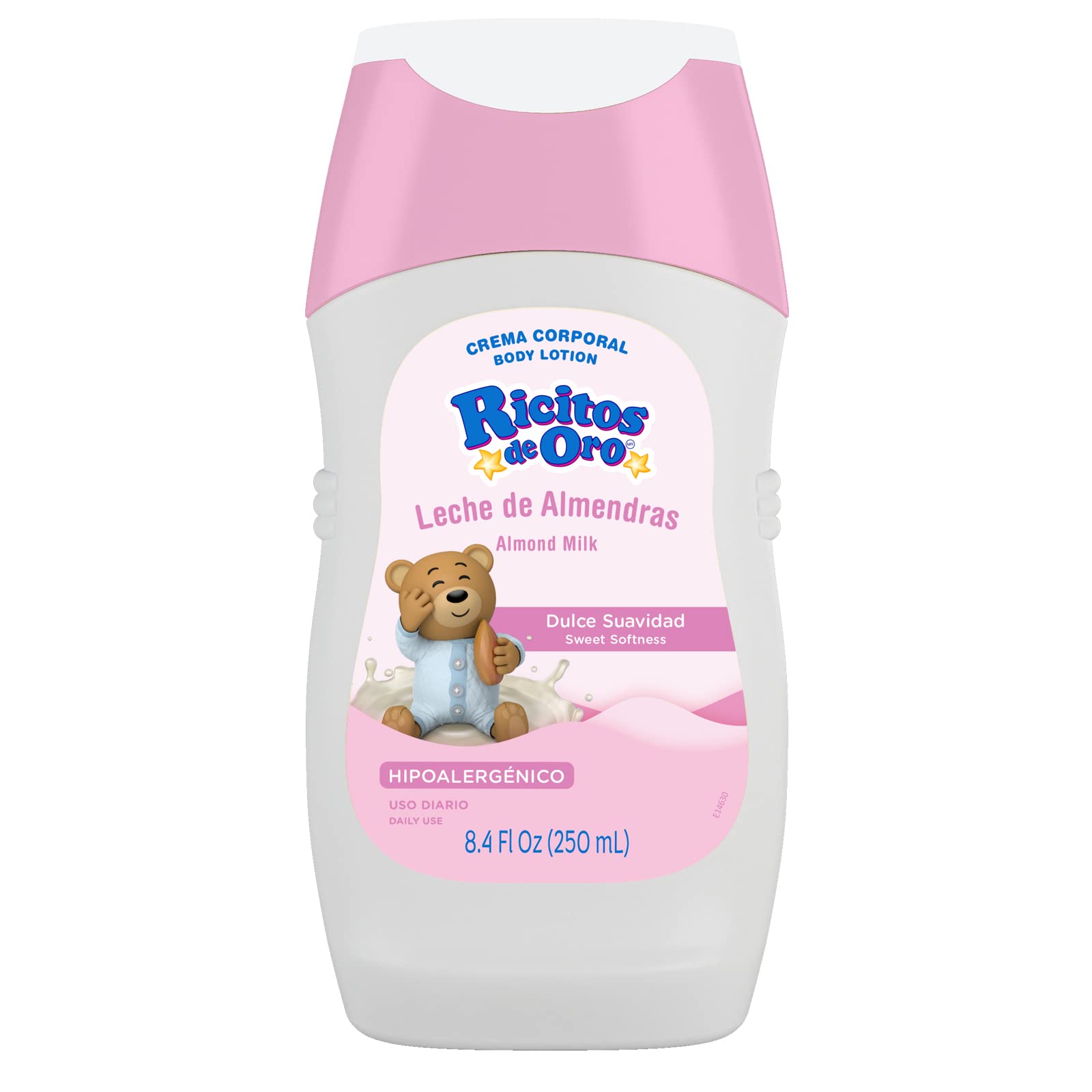 Ricitos de Oro | Grisi | Almond Milk Body Cream | Sweet Softness and Moisture | Hypoallergenic for Daily Use | 250ml