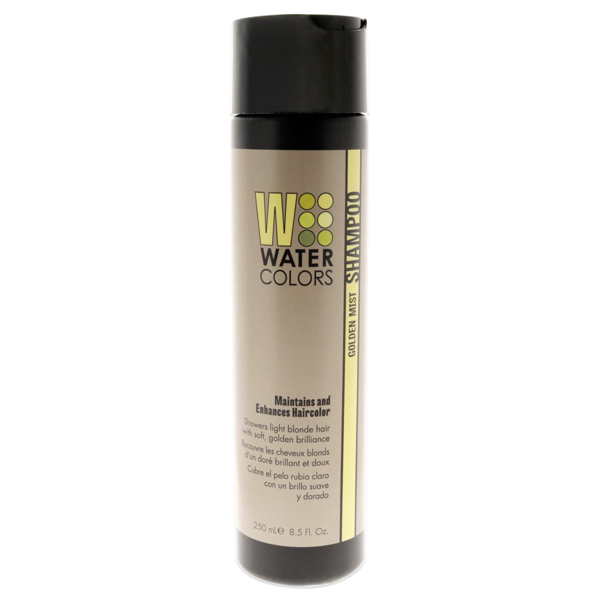 Watercolors Semi Permanet Color Depositing Shampoo. Sulfate & Paraben Free To Maintain & Enhance Hair Color 8.5 Oz - Golden Mist