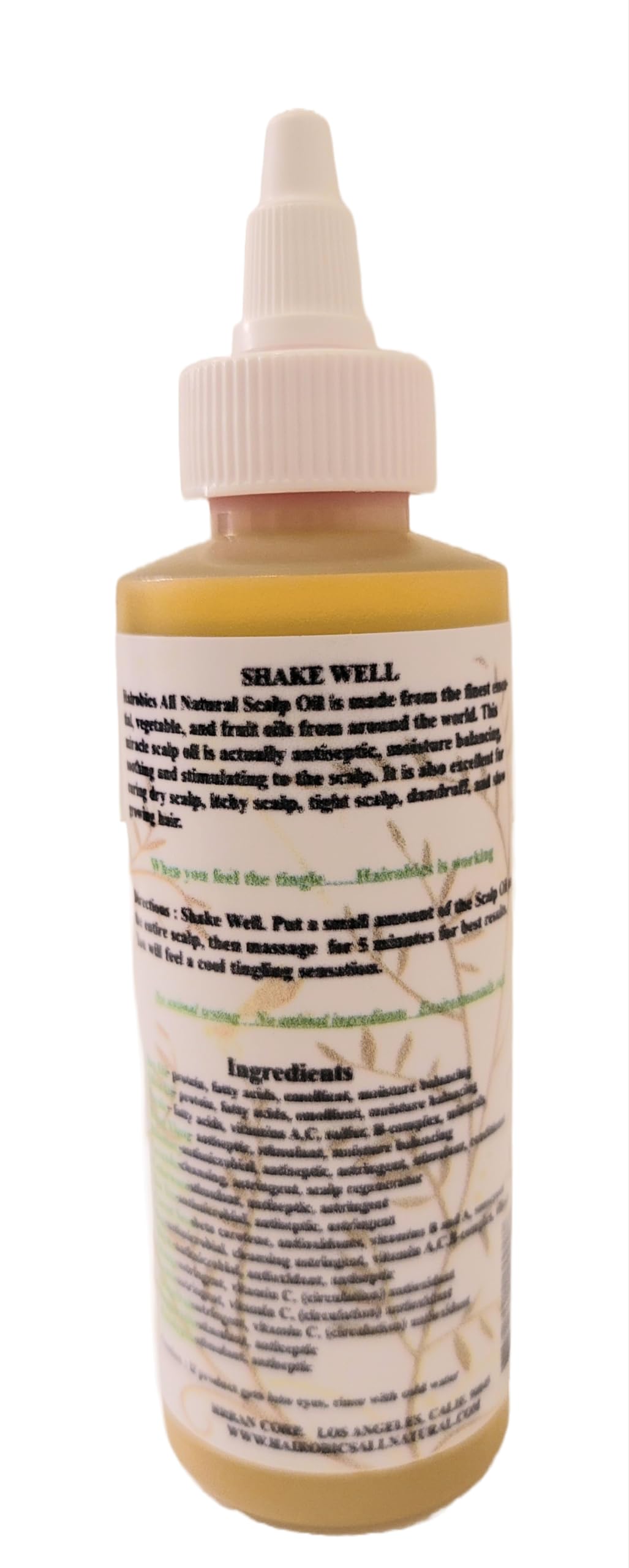 Hairobics Scalp Rejuvenator Oil for Dry Hair, Itchy Scalp, Dandruff, Repairs and Moisturizes Hair, and Slow Growth 4OZ