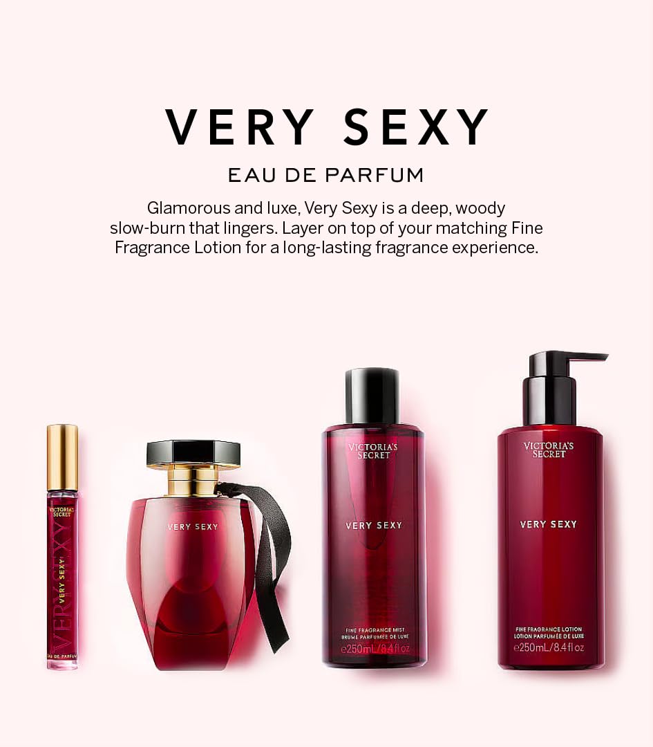 Victoria's Secret Very Sexy Mini Fragrance Duo Gift Set, Mini Eau de Parfum & Travel Lotion, Gift Set for Women