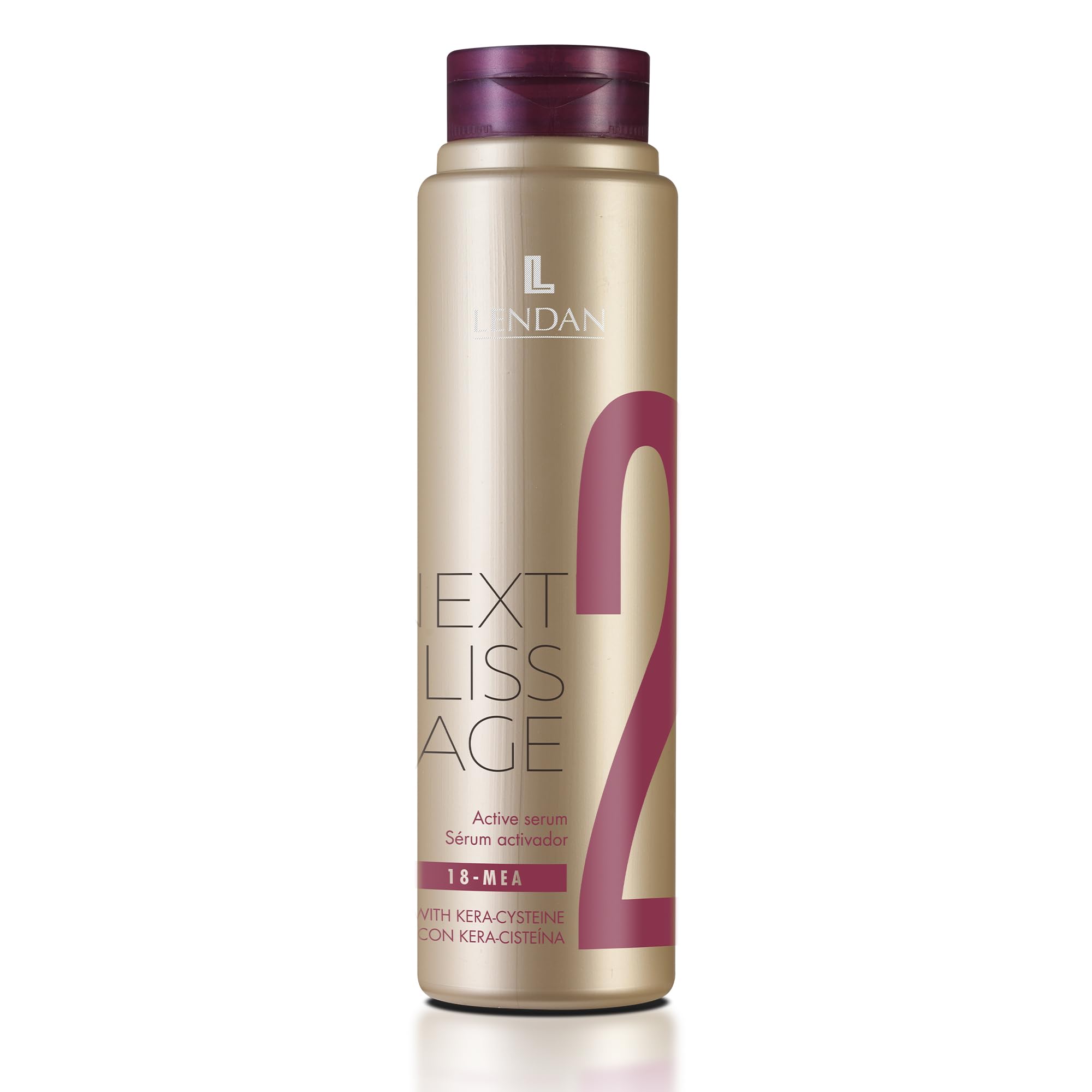 Lendan  Next Liss Age Activating Serum No. 2300 ml  Step 2 Professional Pack  Enhances Professional Hair Straightening Treat