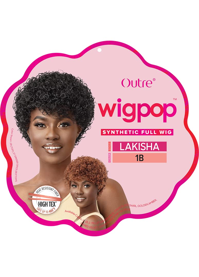 Outre Wigpop Full Wig LAKISHA (CHOCOLATE SWIRL)