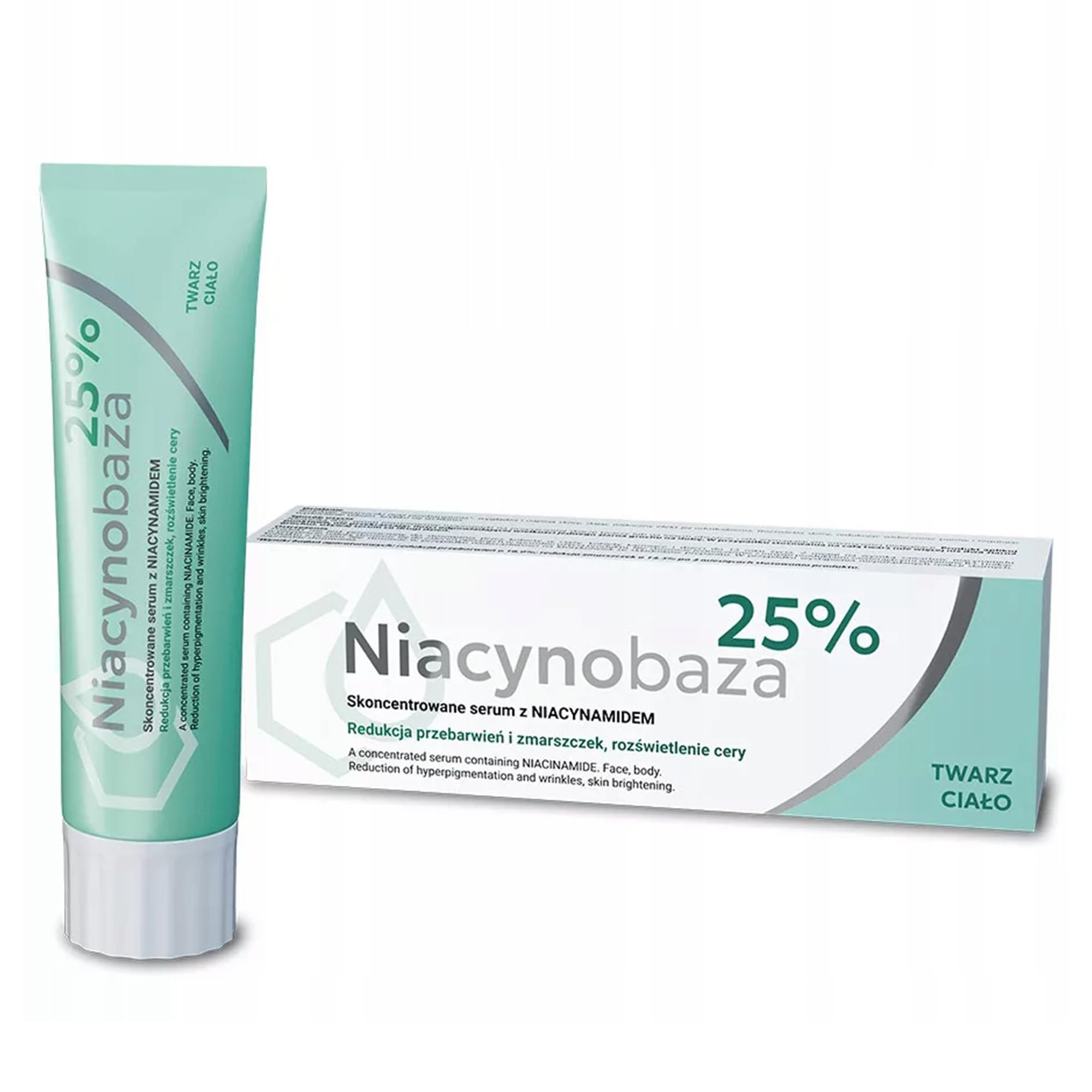 Farmapol  Niacynobaza 25%  Niacinamide Radiance Serum Pore Refining, Oil Control, Tone Evening, Wrinkle Smoothing Lightweight 