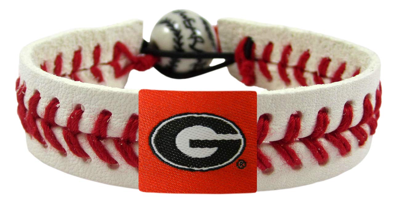 Georgia Bulldogs Power G Logo Classic Baseball Bracelet