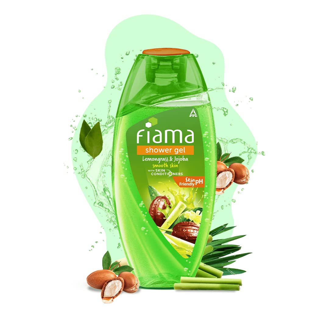 Fiama Di Wills Lemongrass And Jojoba Gentle Exfoliation Shower Gel, 250 Ml