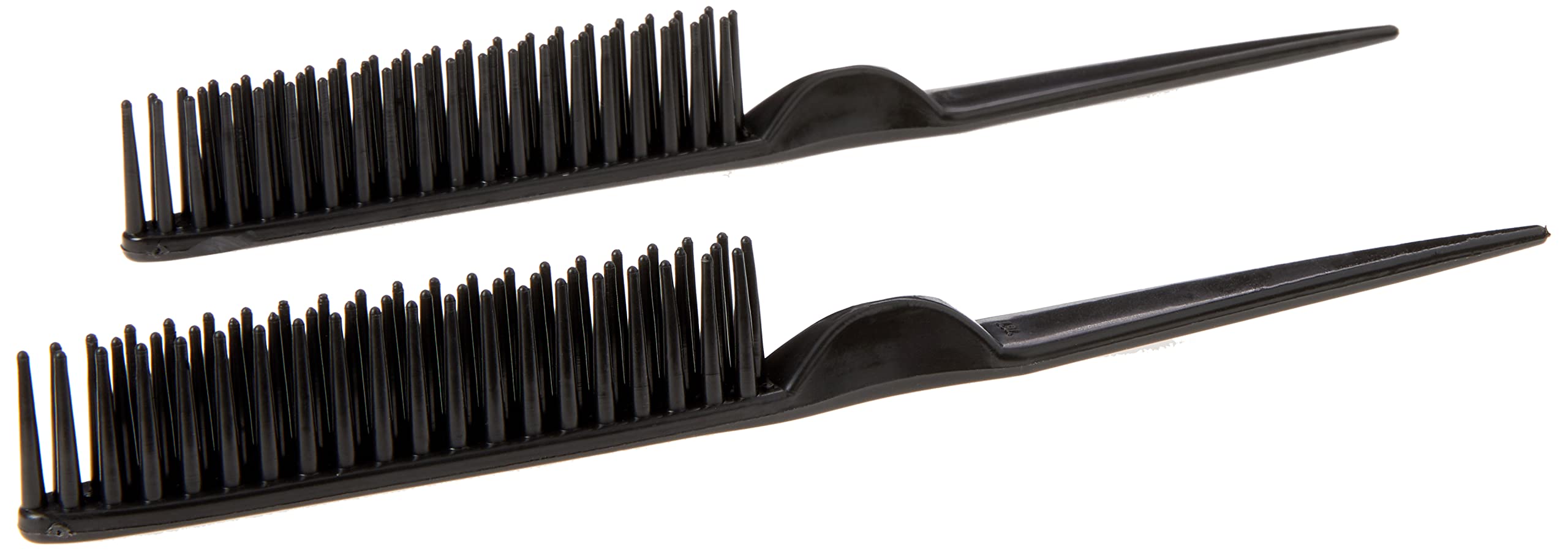 CocoBlack Naturals 3 Row Styling Comb - Detangling & Defining Curls, Small, Black, Plastic, Model CB5350
