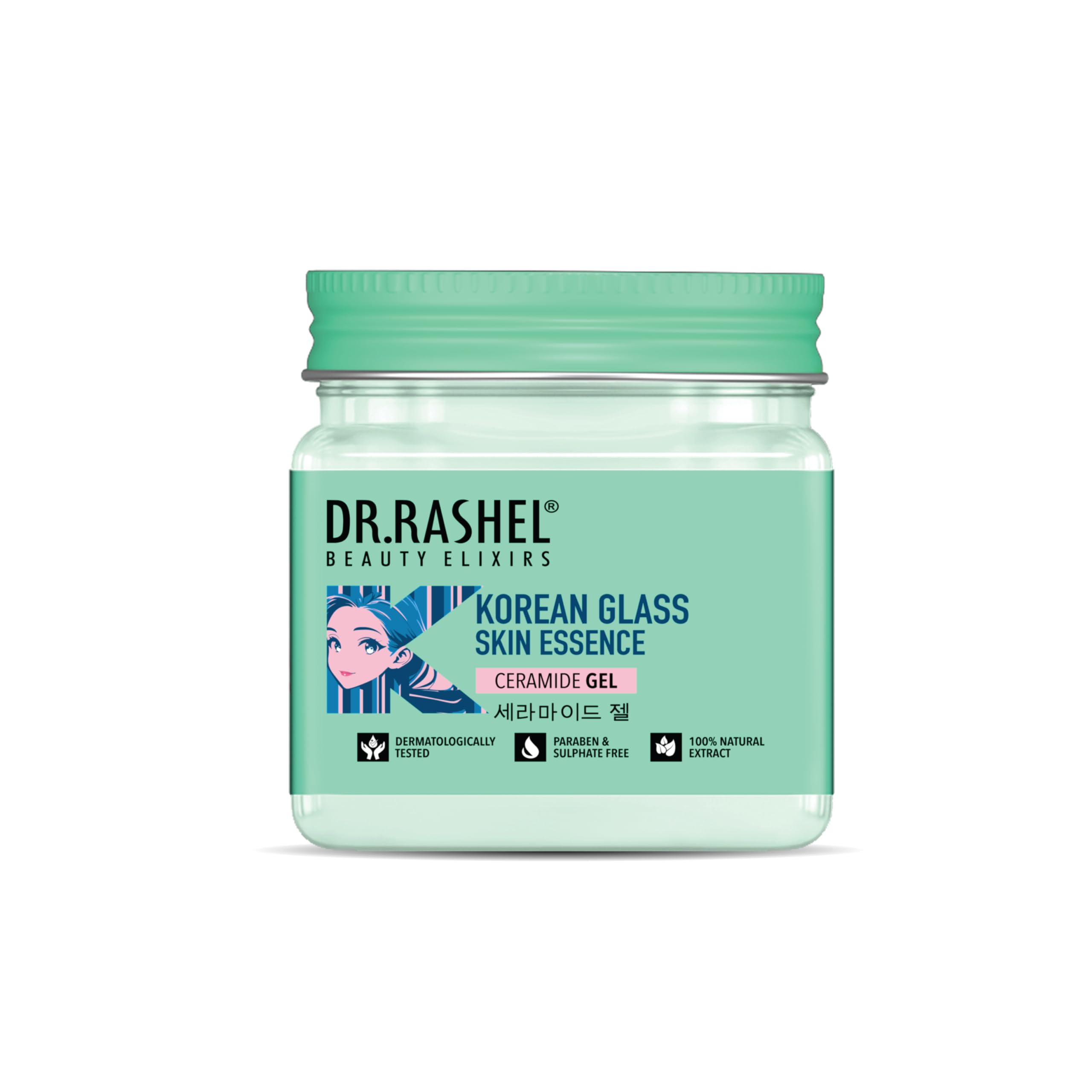 Dr.Rashel Korean Glass Skin Essence Gel  45Ml | Hydrating & Brightening Formula For Radiant, Smooth & Dewy Skin