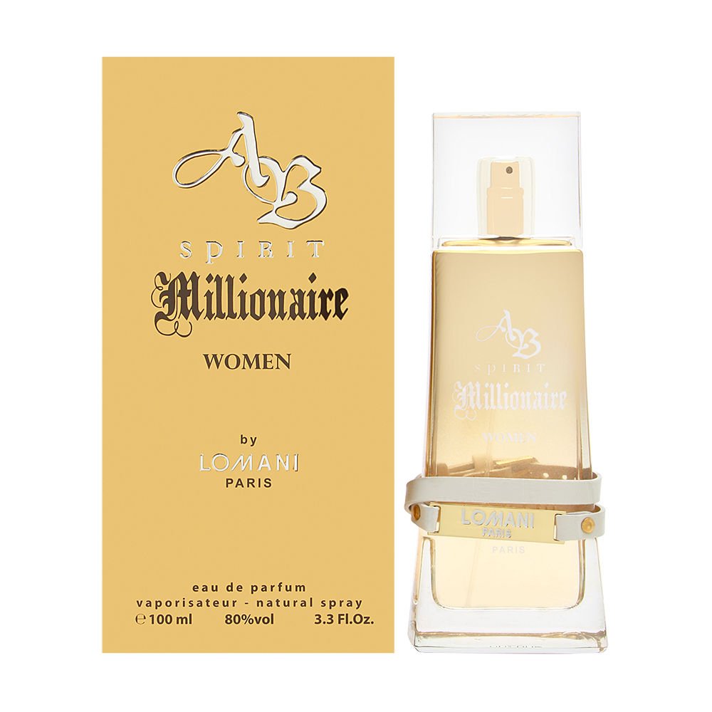 Ab Spirit Millionaire By Lomani For Men - 2 Pc Gift Set 3.4Oz Edt Spray, 6.8Oz Deodorant Spray