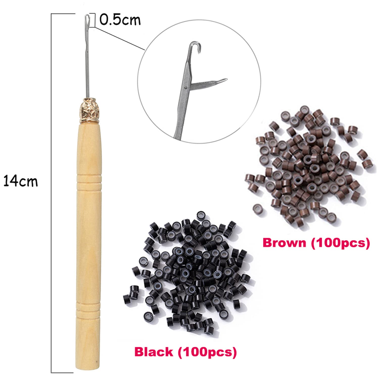 Hair Tinsel Kit With Tool 6Pcs 1200 Strands Colorful Tinsel Hair Extensions Heat Resistant Sparkling Shiny Glitter Fairy Hair Ac
