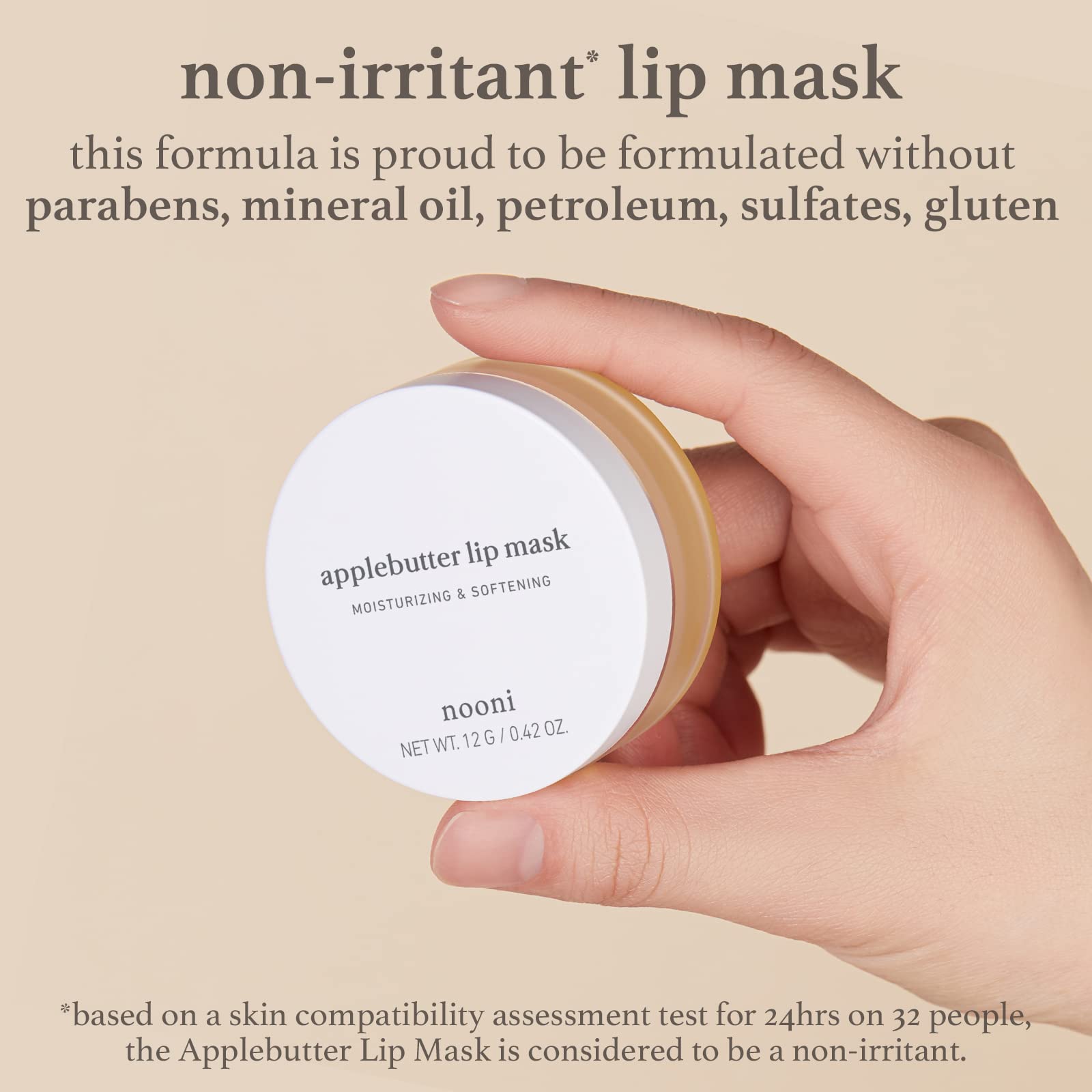 NOONI Korean Vegan Best Lip Duo | Applebutter Lip Mask and Appleberry Lip Oil Value Set | with Shea Butter, Apple Seed Oil and V