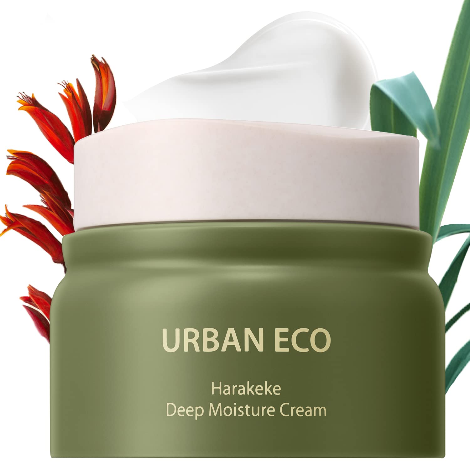 THESAEM Urban Eco Harakeke Deep Moisture Cream 1.69 oz. - Vegan Ultra Moisturizing and Nourishing Day & Night Moisturizer - Firm