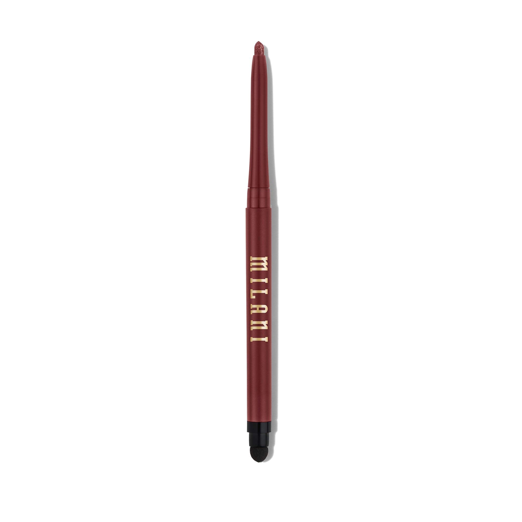 Milani Stay Put Eyeliner - Picante (0.01 Ounce) Cruelty-Free Self-Sharpening Eye Pencil With Built-In Smudger - Line & Define Ey
