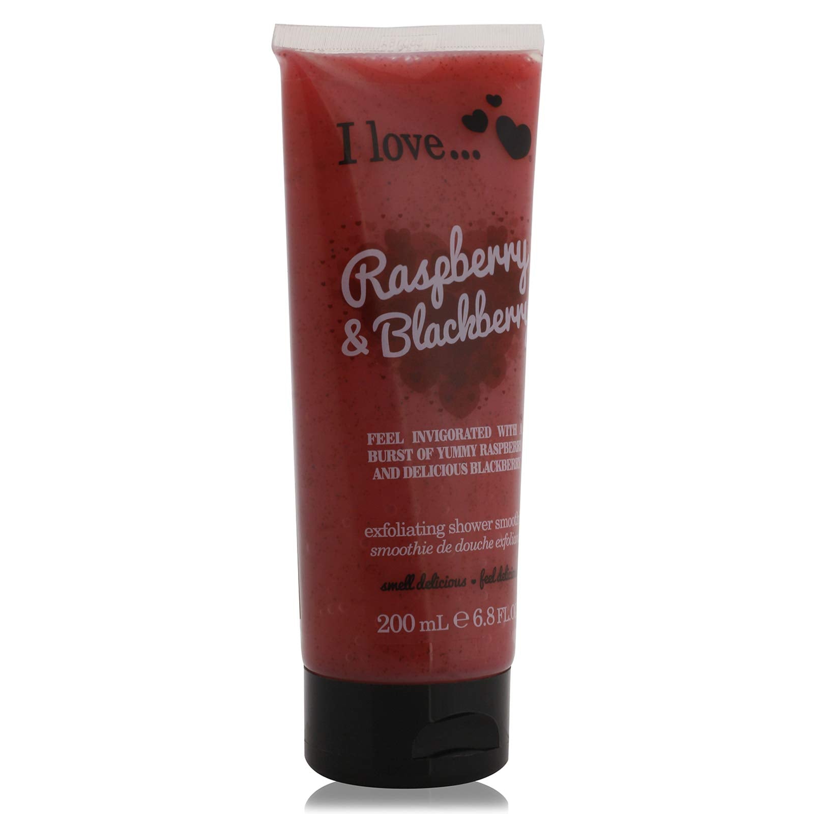 Exfoliating Shower Smoothie - Raspberry And Blackberry By I Love Cosmetics For Women - 6.8 Oz Exfoliator
