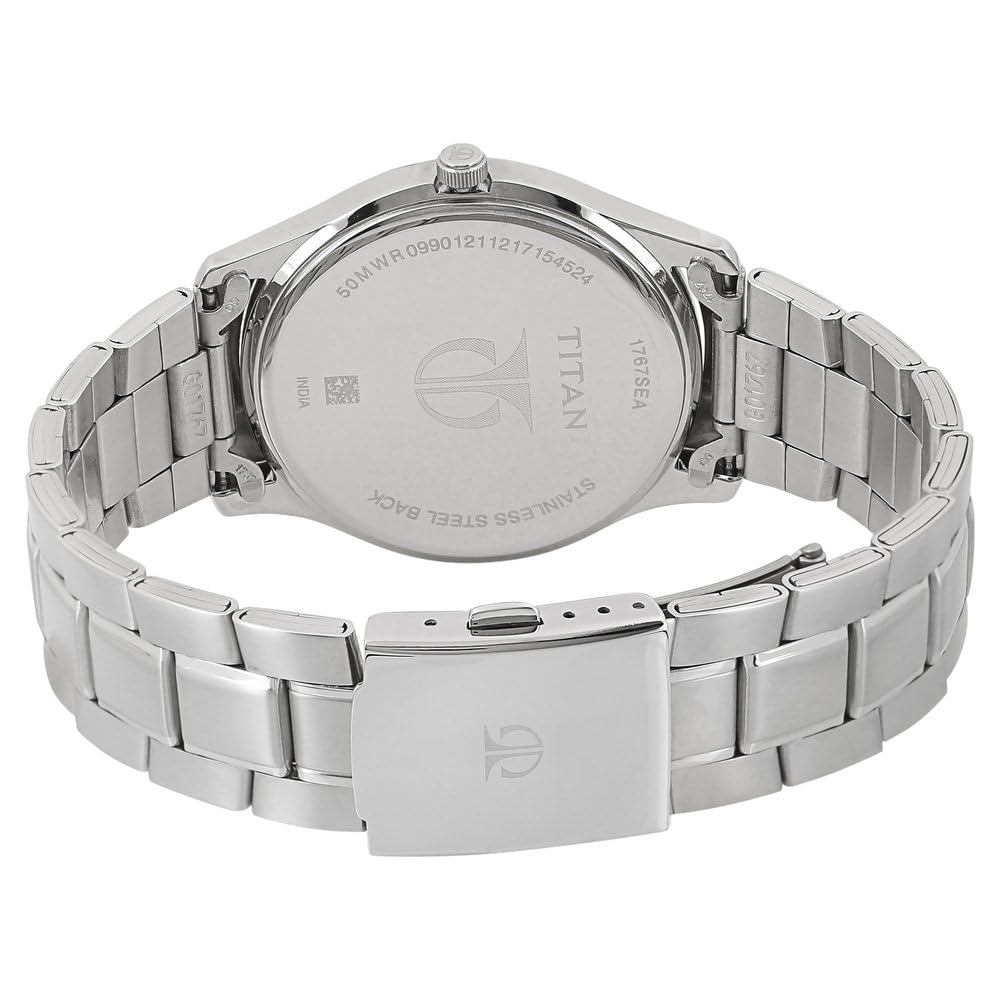 Titan Neo Analog White Dial MenS Watch