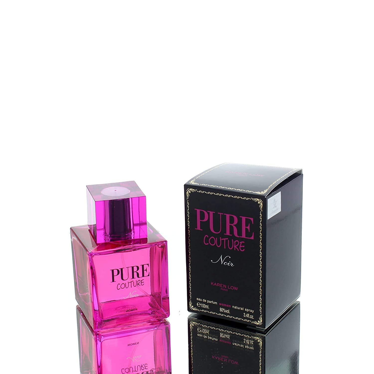Pure Couture Noir By Karen Low, 3.4 Oz Eau De Parfum Spray For Women