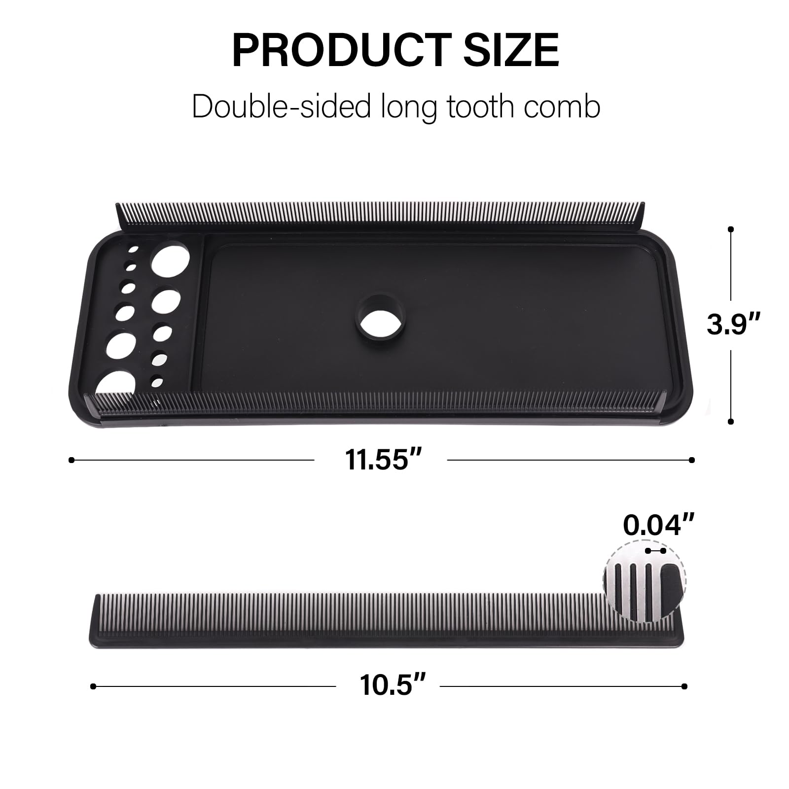 AIHOPESTO Hair Extension Holder Hair Extension Hanger Braiding Hair Rack Hair Extension Tool Double-Side Teeth Extension Display