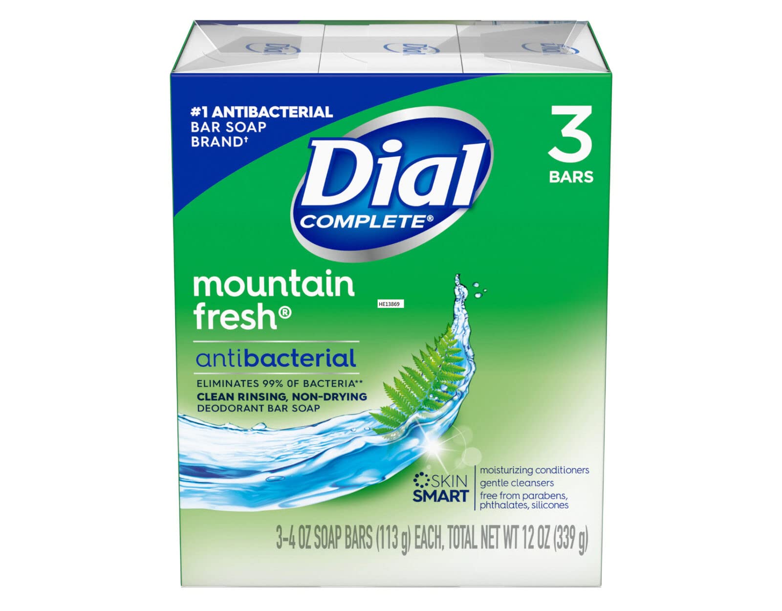 Dial Bar Soap Mountain Fresh 4 Oz. - Pack of 6 (3 Count per Pack)