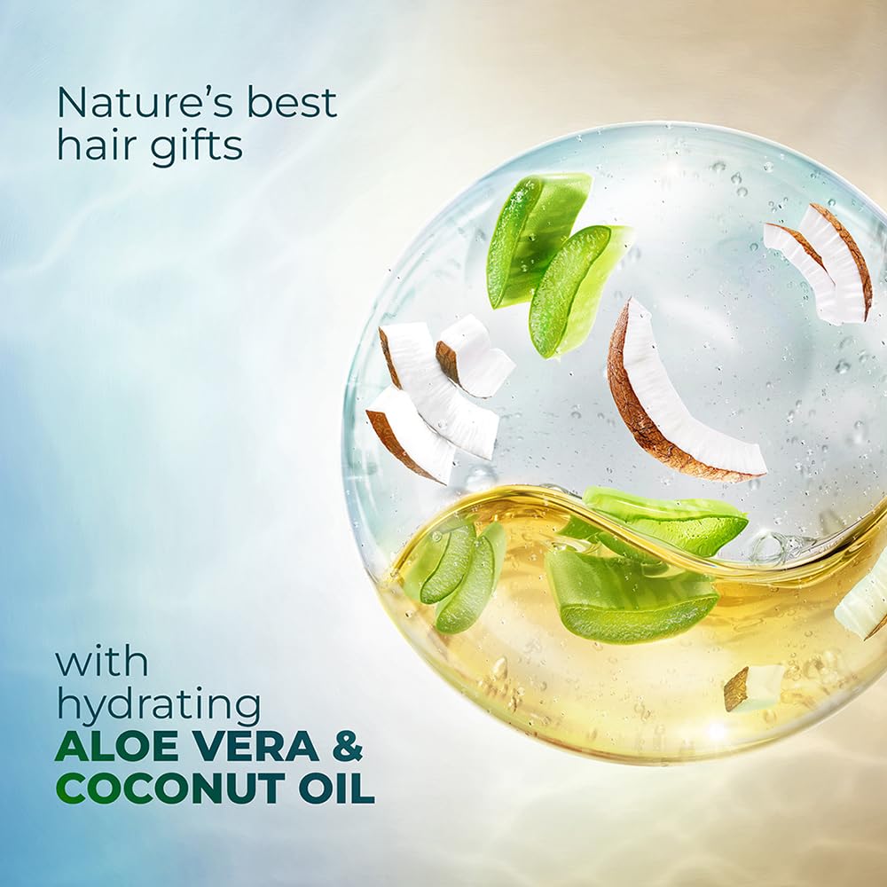 Sunsilk Coconut Water & Aloe Vera Volume Hair Shampoo, 195 Ml / 6.5 Fl.Oz