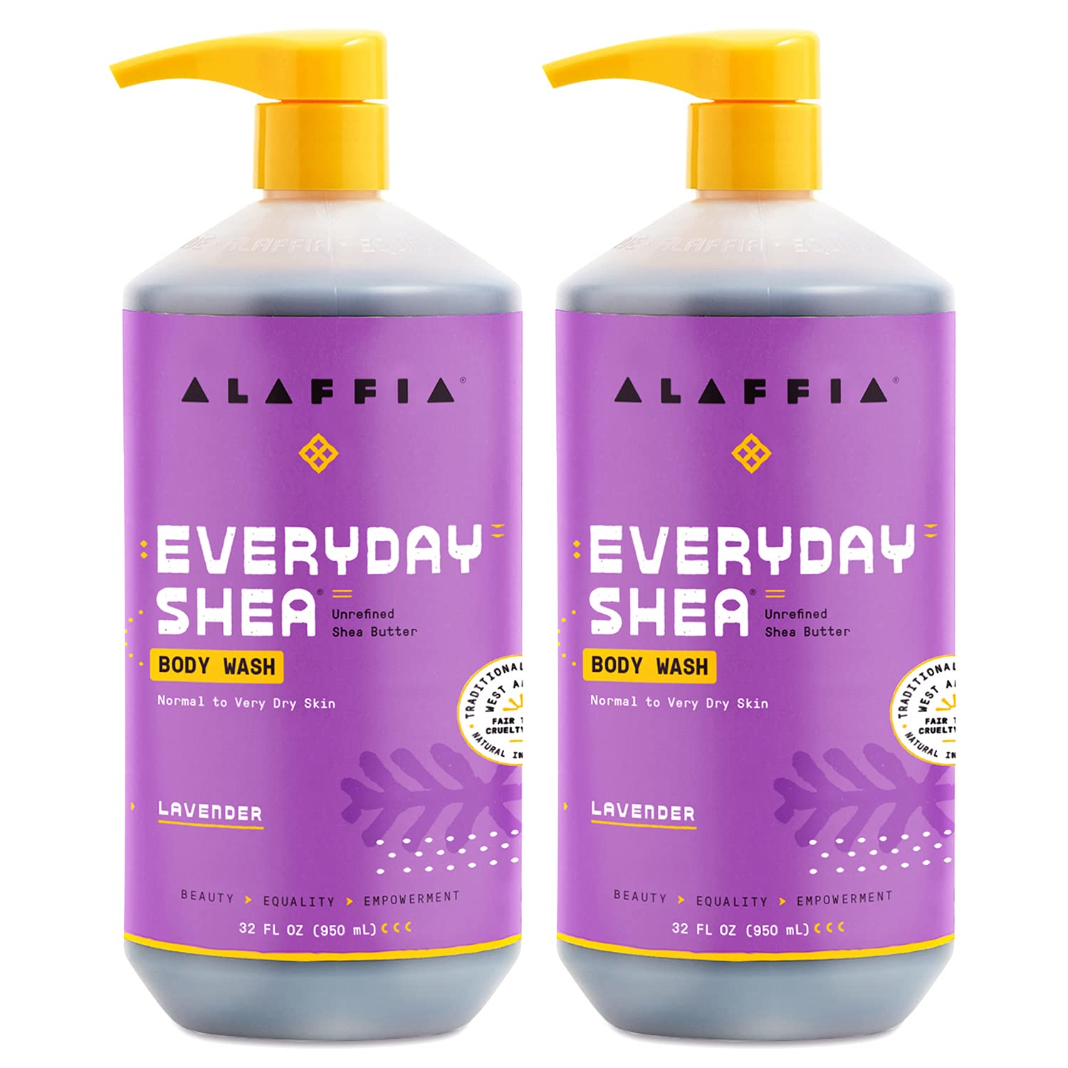 Alaffia Everyday Shea Body Wash, Naturally Helps Moisturize and Cleanse Without Stripping Natural Oils with Fair Trade Shea Butt