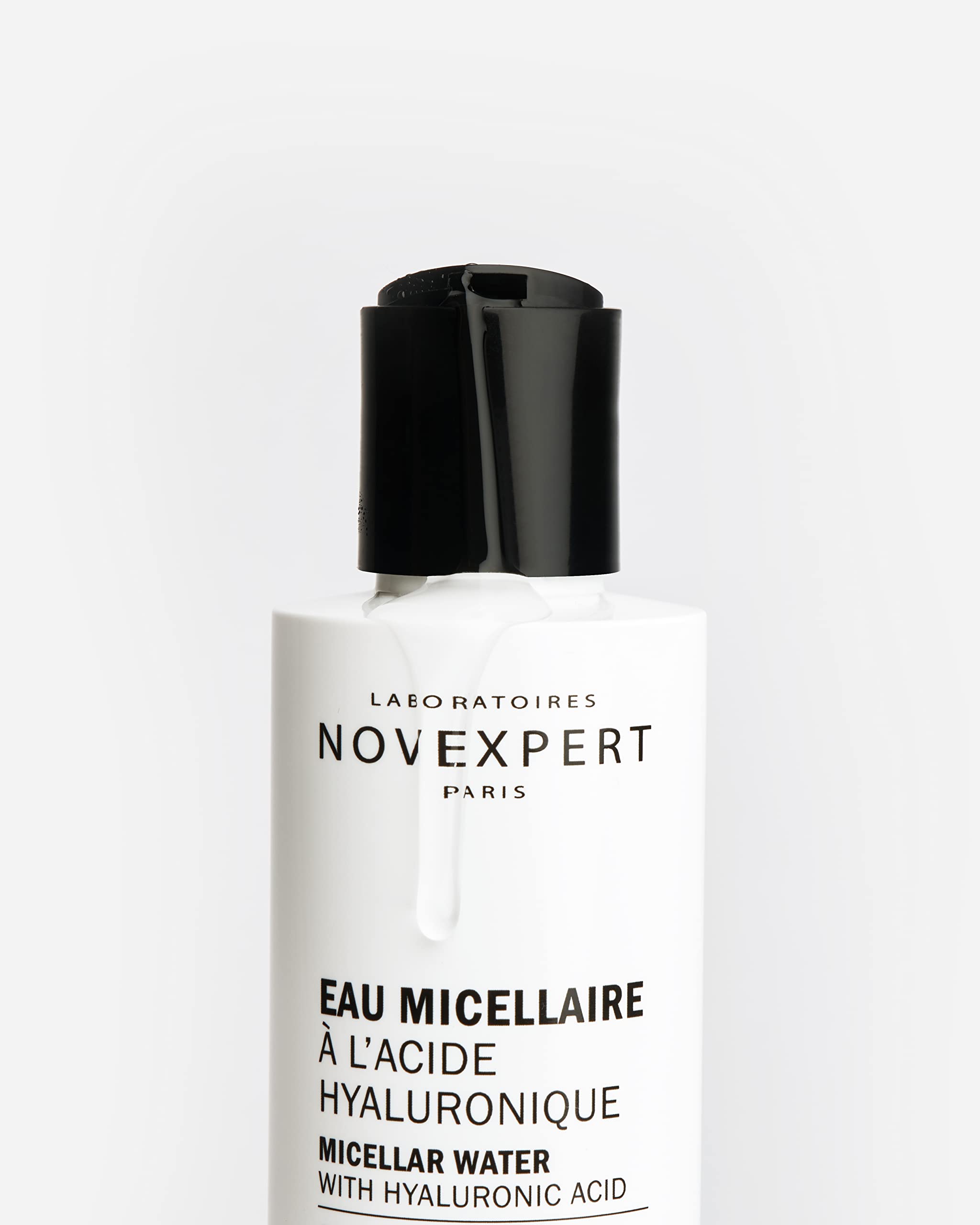 Novexpert Micellar Water Makeup Remover - Anti Aging Facial Cleanser for Women with Hyaluronic Acid - No Rinse Make Up Remover L
