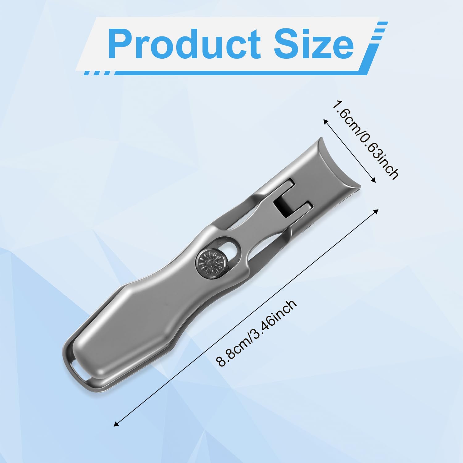 Toe Nail Clippers for Thick Nails, Sharp Nail Clippers Wide Mouth Toenail Clippers Seniors Super Sharp Stainless Steel Nail Clip