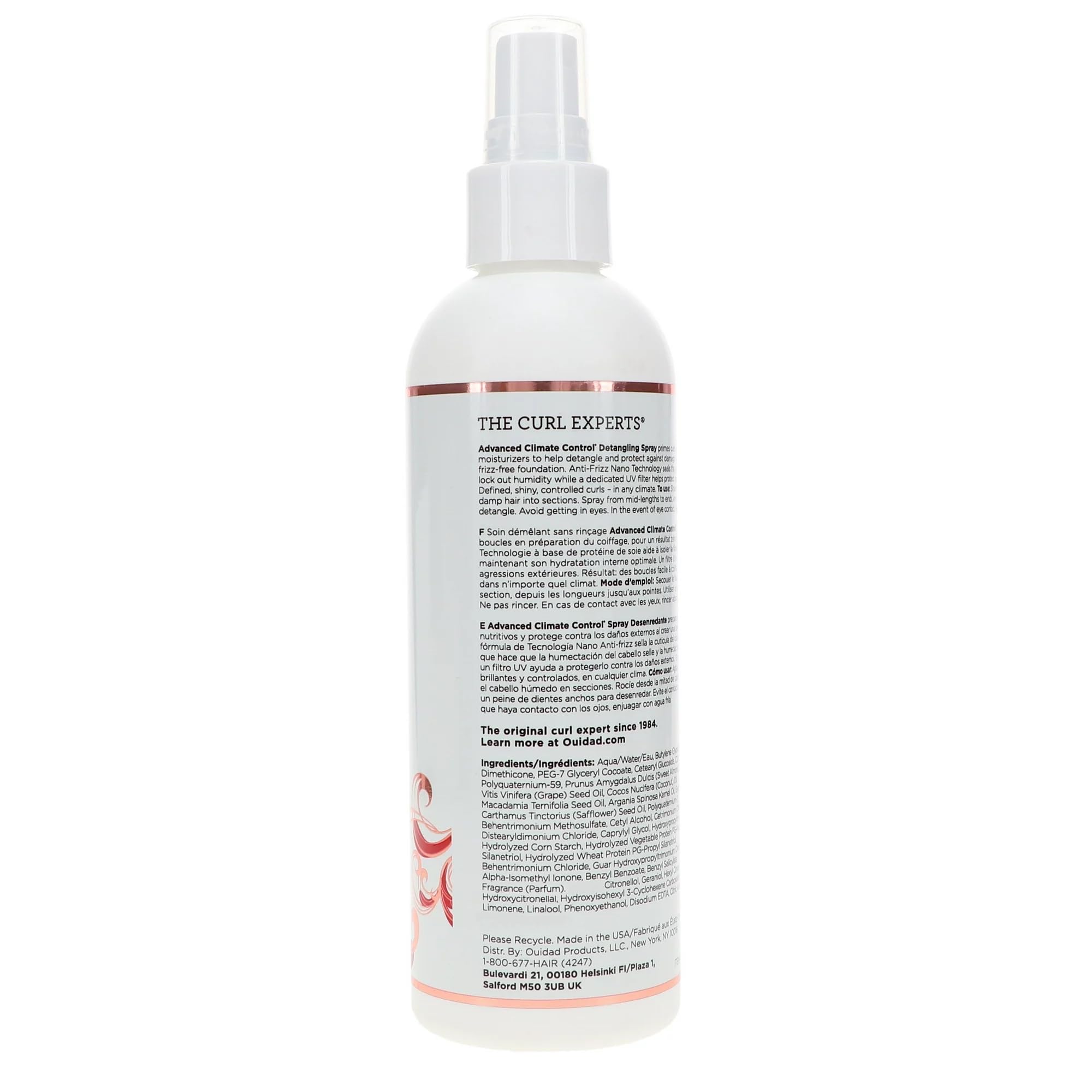 Ouidad Advanced Climate Control Detangling Spray, 8.5 Oz.