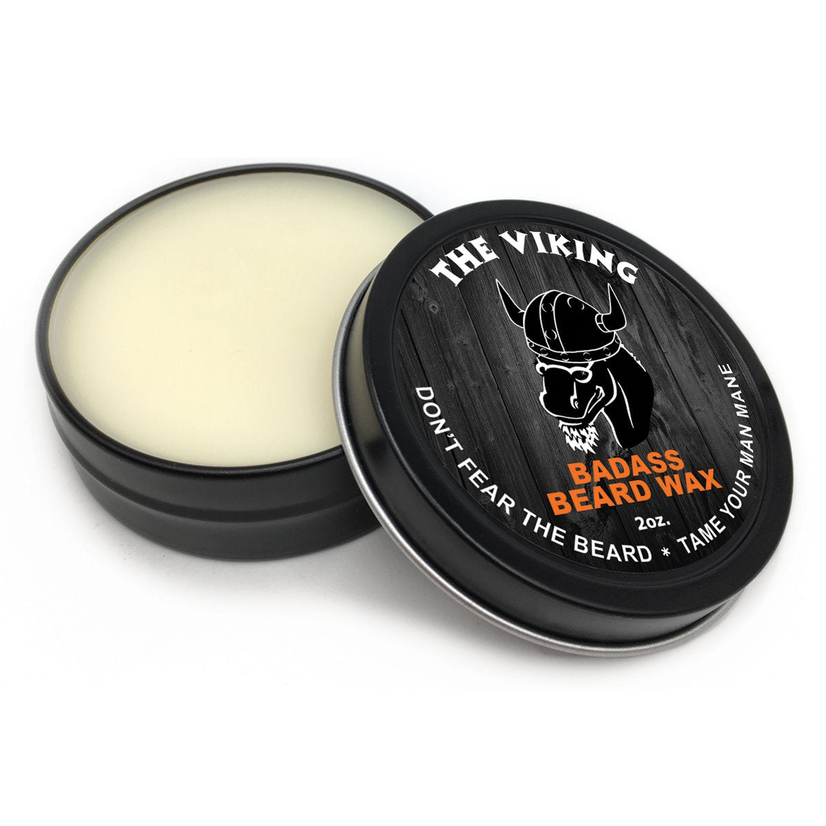 Badass Beard Care Beard Wax For Men - The Viking Scent, 2 Oz - Softens Beard Hair, Leaves Your Beard Looking And Feeling More De