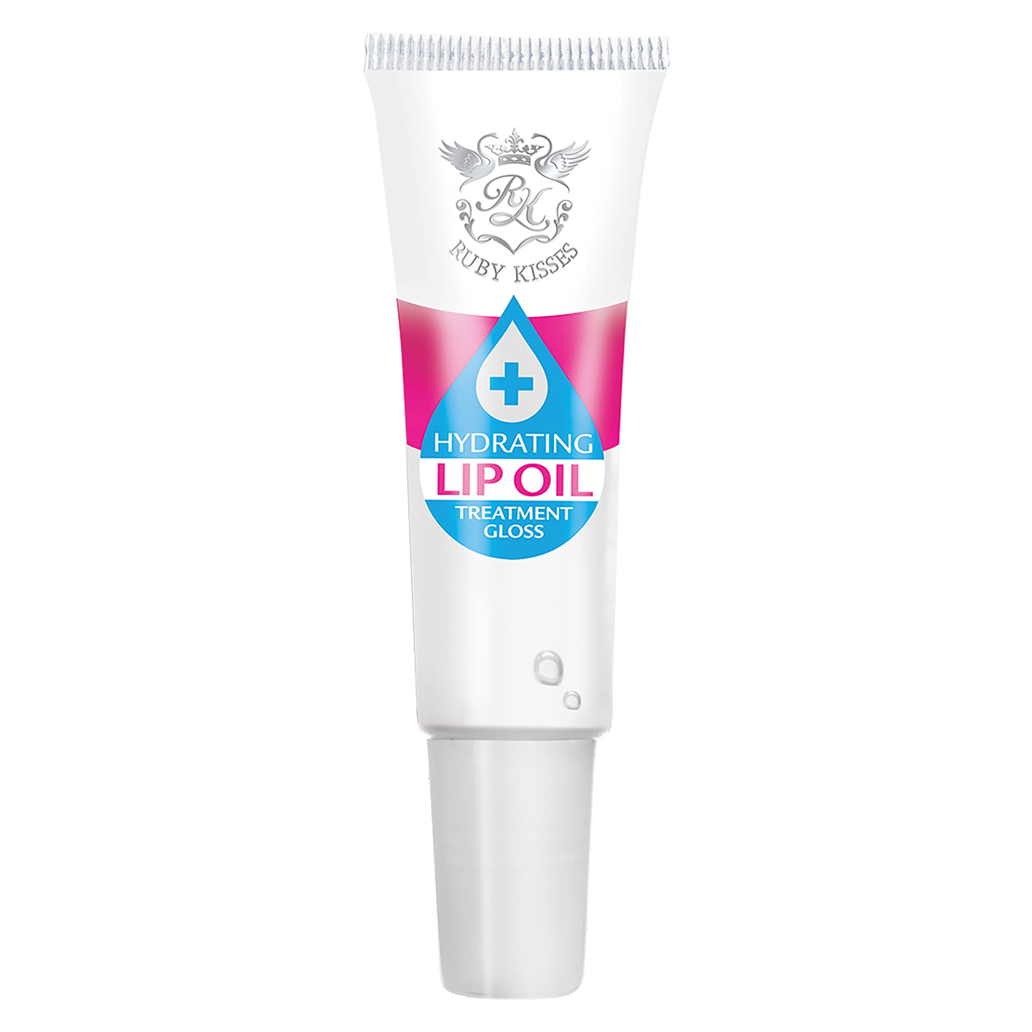 Ruby Kisses Hydrating Lip Oil & Clear Lip Gloss Set - 4 Piece Pack, Moisturizing Formula, Perfect for All Skin Tones