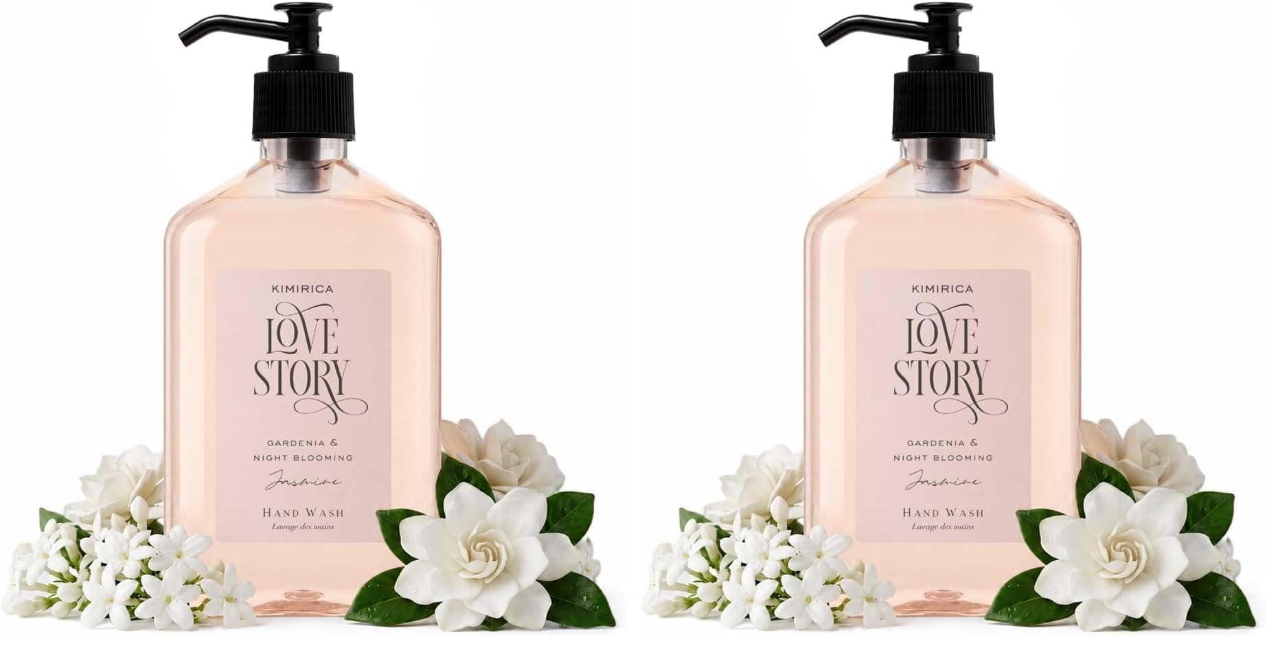 Kimirica Love Story Hand Wash | Goodness Of Aloe Vera, Ginkgo Biloba & White Tea 100% Vegan & Paraben Free| Antibacterial Formul