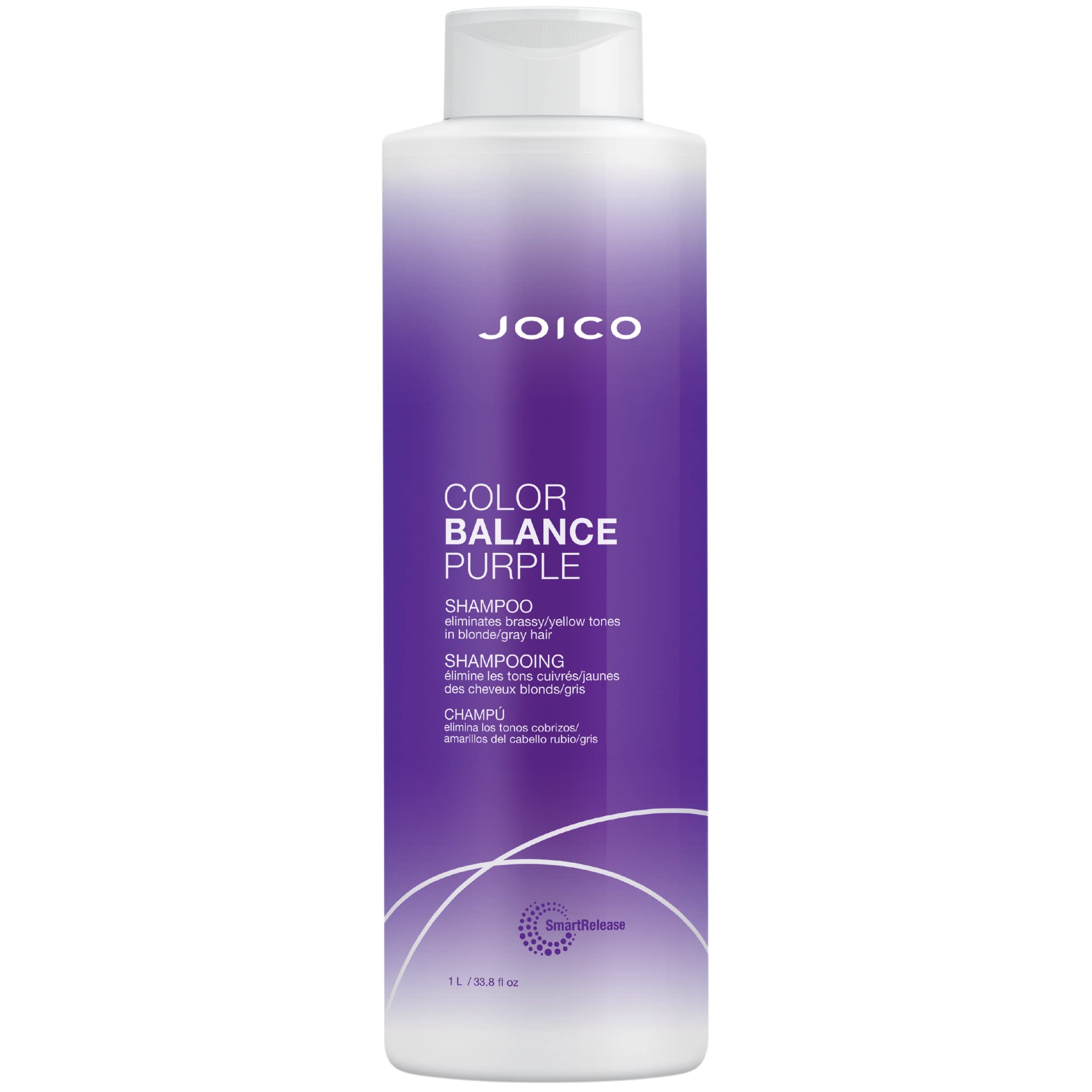 Joico Color Balance Purple Shampoo For Cool Blonde And Gray Hair | 33.8 Fl Oz