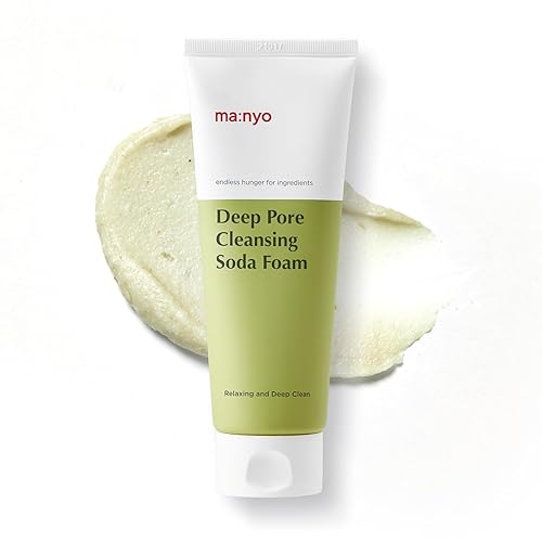 Ma:Nyo Deep Pore Cleansing Soda Foam Daily Face Wash, Non Irritating, With Vitamin C, Chamomile For Women And Men Korean Skin Ca
