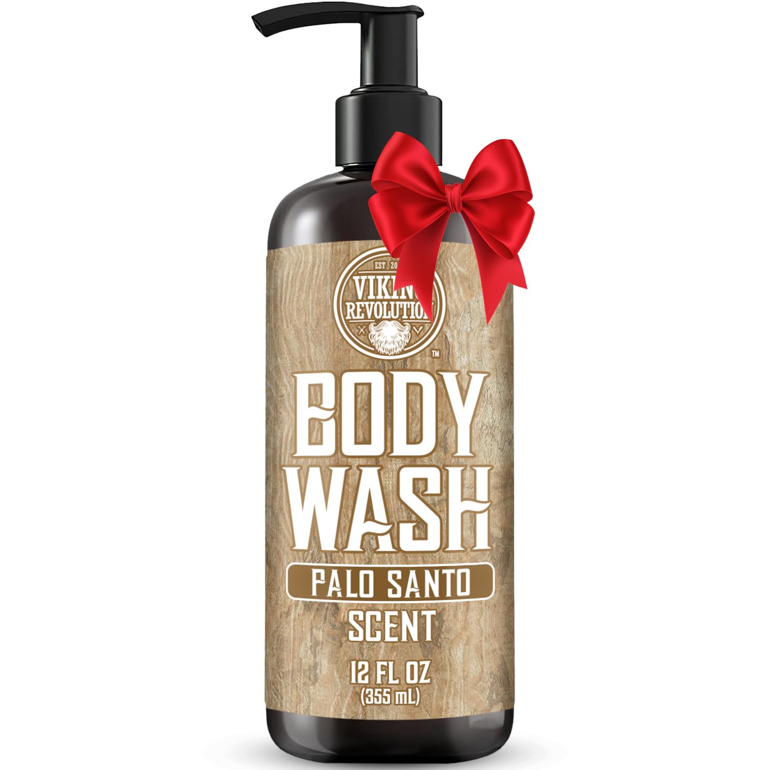 Viking Revolution Palo Santo Body Wash For Mens Shower Gel - Moisturizing Mens Body Wash With Vitamin E And Aloe Vera - Shower G