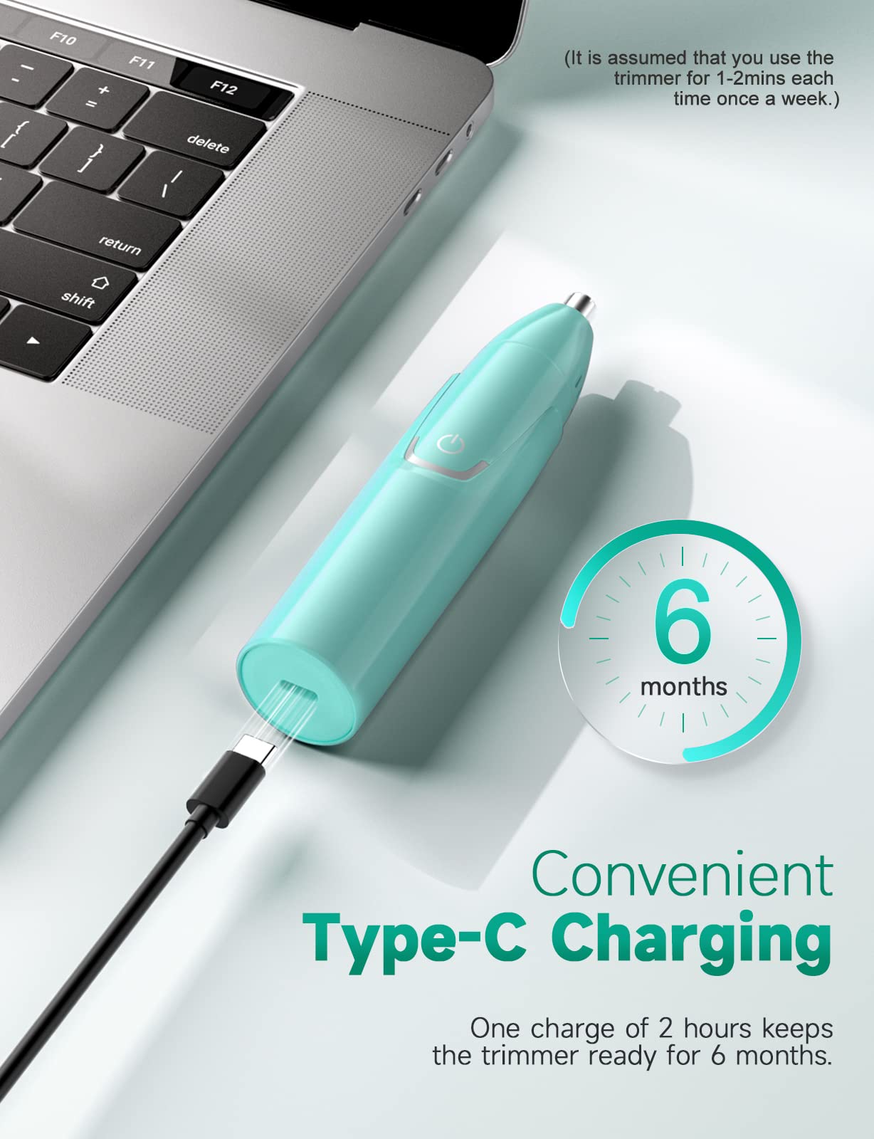 Zorami Rechargeable Ear And Nose Hair Trimmer - 2024 Professional Painless Eyebrow & Facial Hair Trimmer For Men Women, Powerful