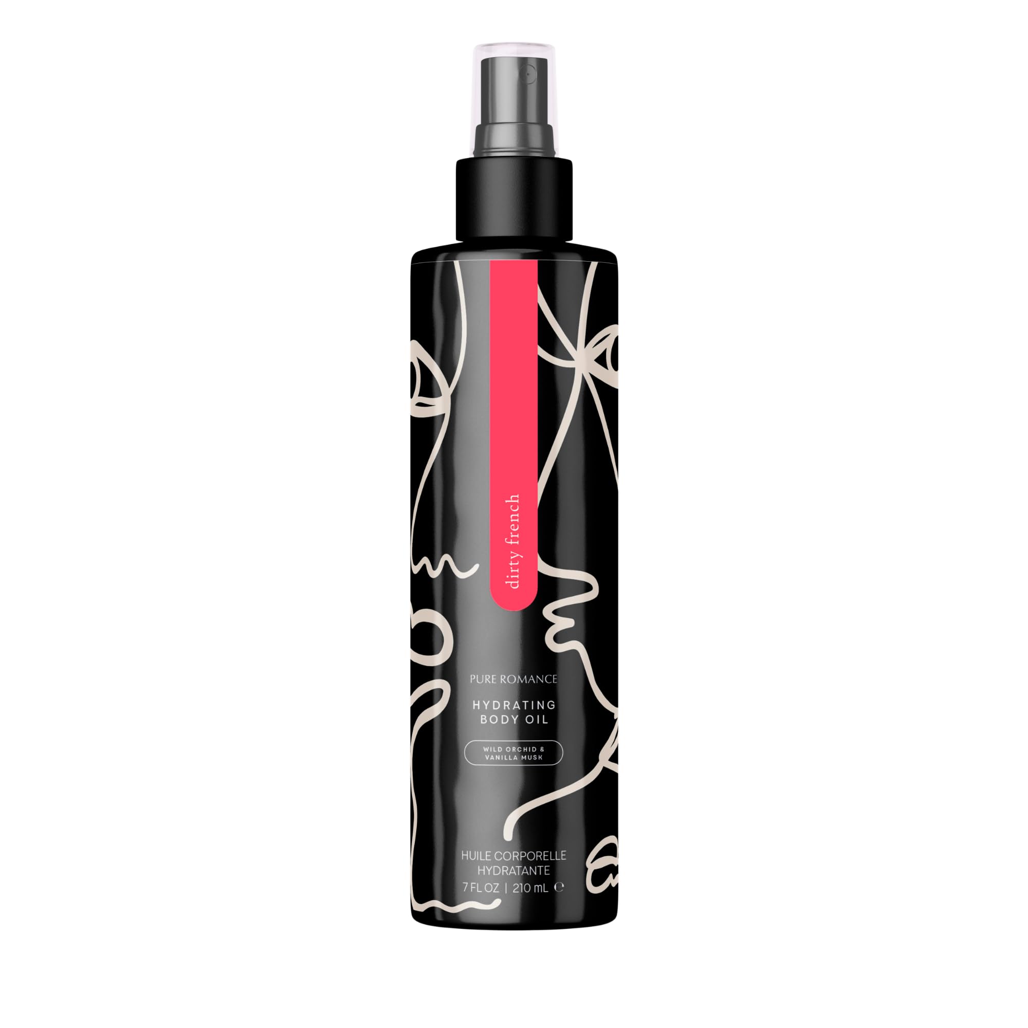 Pure Romance Hydrating Body Oil  Non-Greasy After Shower Moisturizer For Dry Skin  Infused With Jojoba And Argan Oils  Mist On W