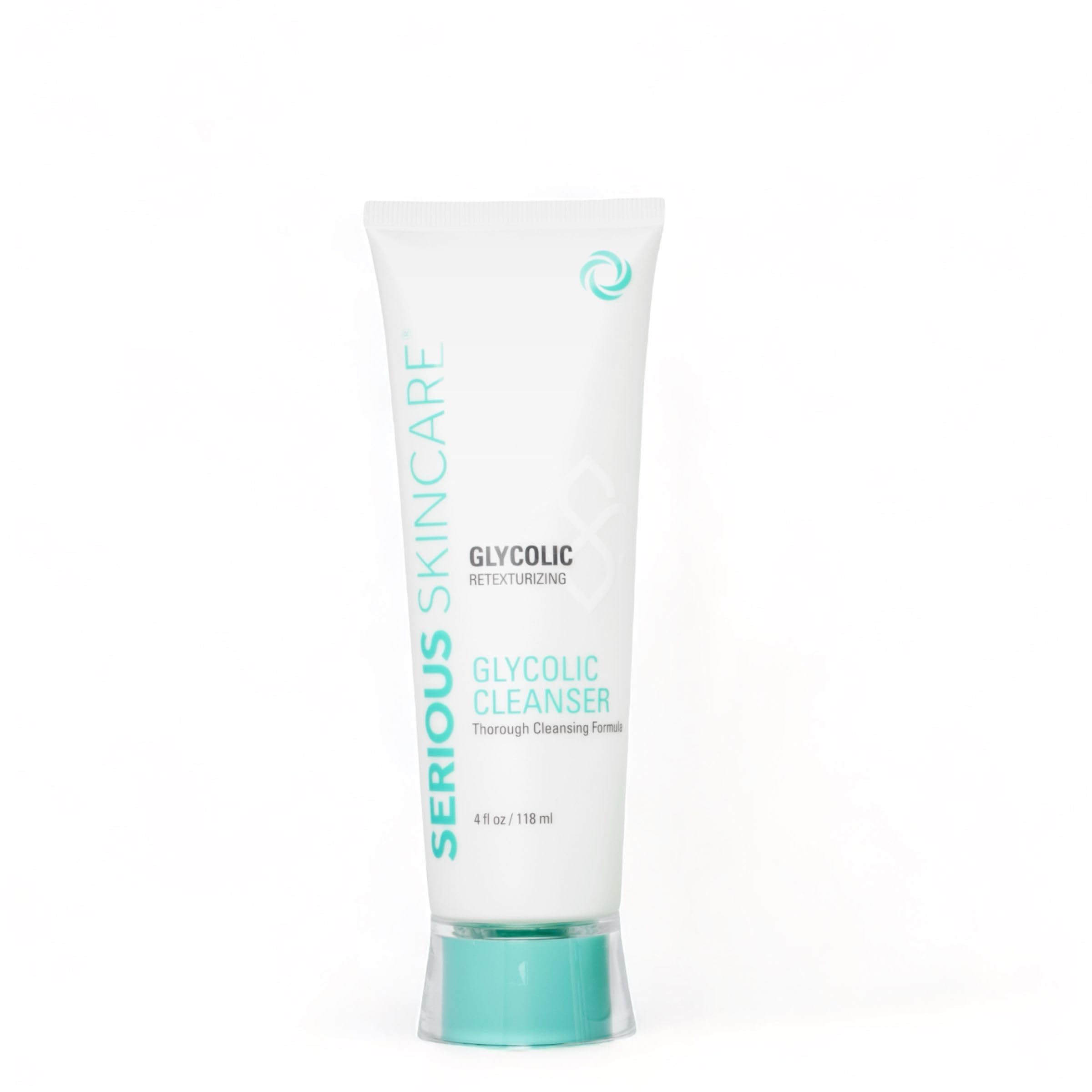 Serious Skincare Glycolic Cleanser - Daily Non-Drying Exfoliating Face Wash - 10% Glycolic Acid - Deep Pore Purifying - Removes 