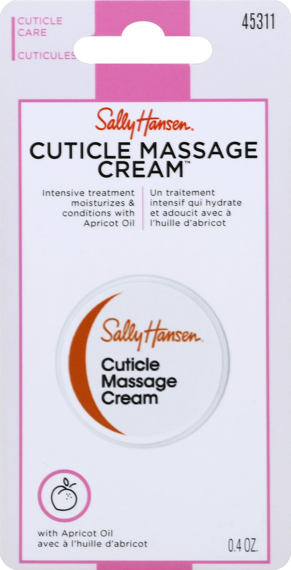 Sally Hansen Cuticle Massage Cream 0.4 Ounce (12Ml)