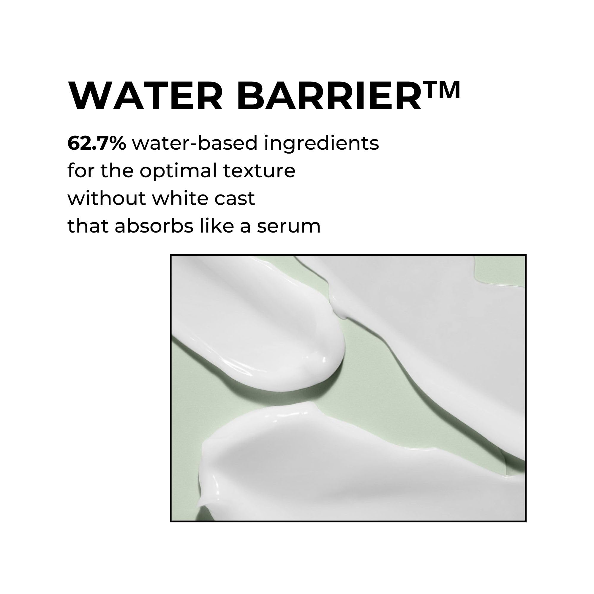 P.Calm Water Barrier Moisturizing Sun Cream Matte-Finish No White Cast Spf 50+ Pa++++ Vegan Calming Moisture Daily Sunscreen For