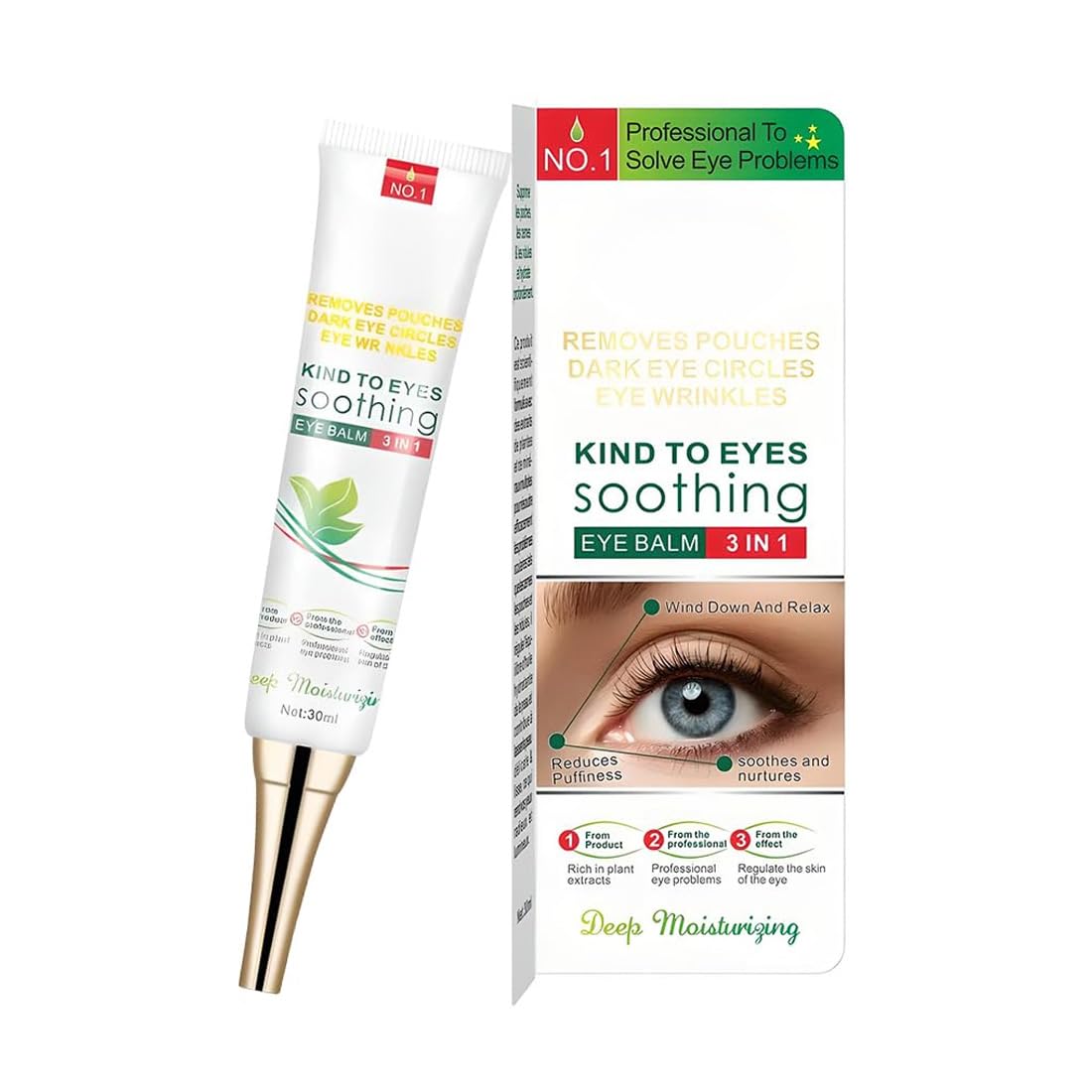 Yeluri Products Eye Serum For Dark Circles & Puffiness  AntiAging, Hydrating & Brightening Formula  Reduces Fine Lines, Revit