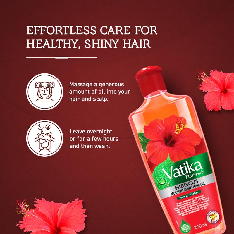 Vatika Naturals Multivitamin Hair Oil - Transform Your Tresses With Strength, Cleansing Power, & Revitalizing Elixir - Expertly