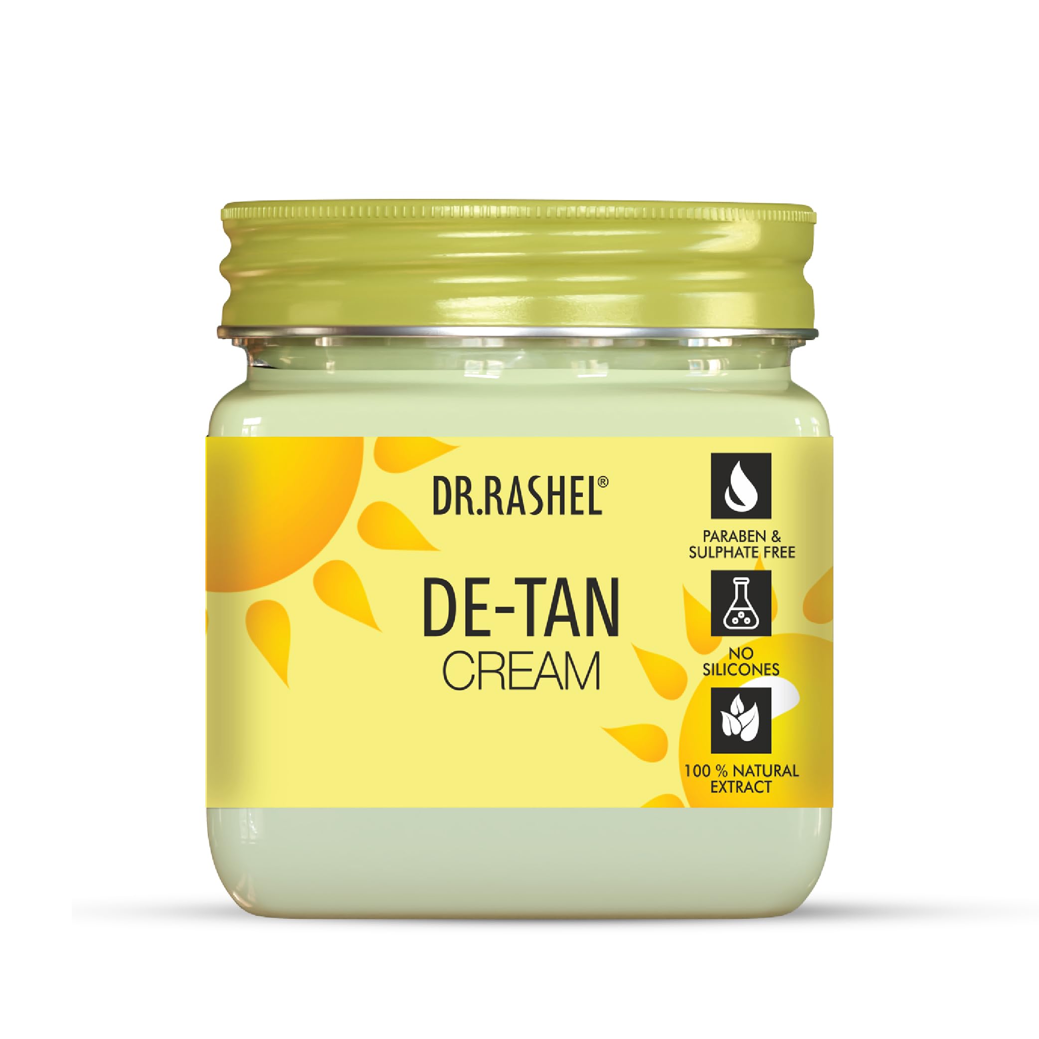 Dr.Rashel De-Tan Face Cream For Women And Men (380 Ml) | All Skin Types |Soft And Healthy Skin | Repairing & Nourishment | Deep 